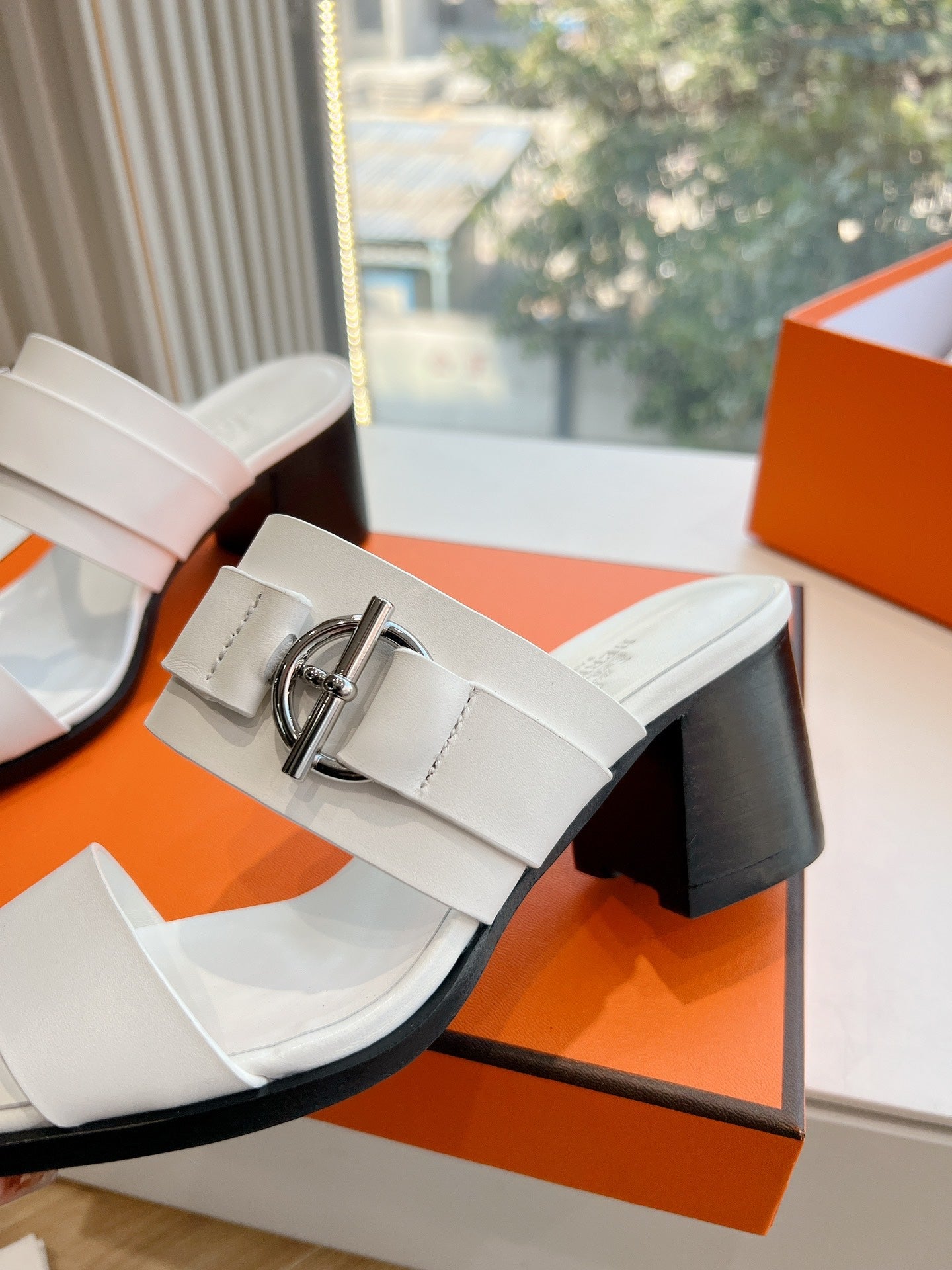 KUTE 60 SANDAL IN WHITE CALFSKIN、mysite、Cacoeks