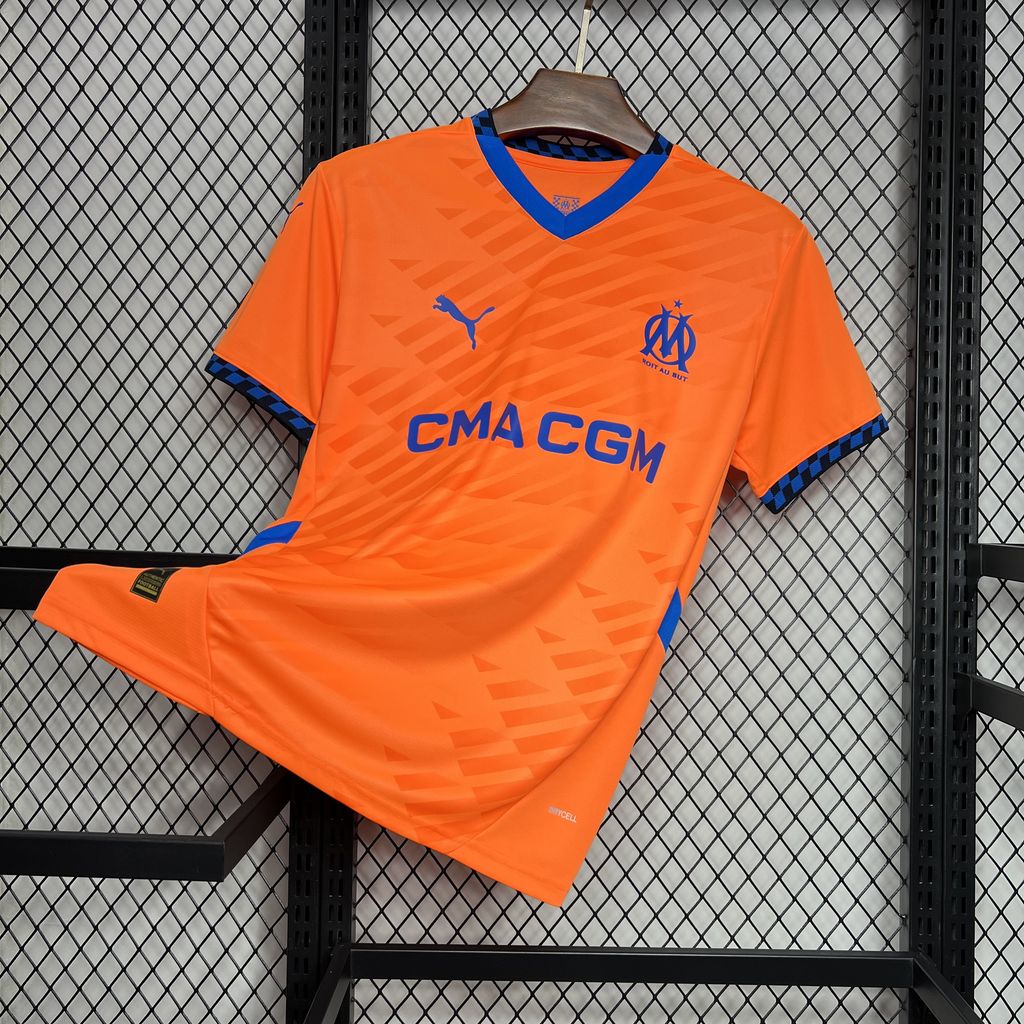 Higojerseys-Marseille 24-25 Third Jersey - Fans Version