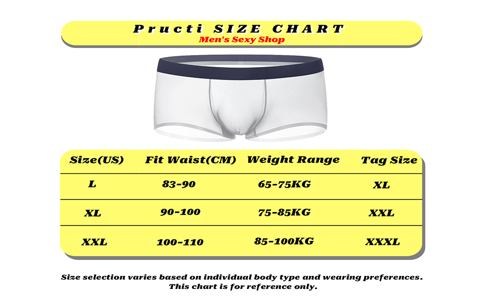 Pructi Men&#39;s Mesh &amp; Silk Underwear