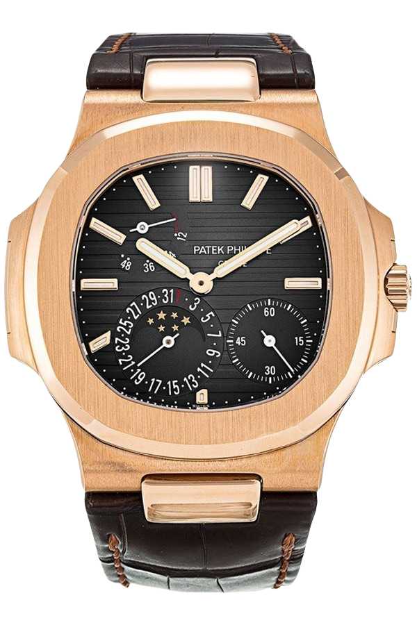 Patek Philippe Nautilus Ref. 5712R-001 Super Clone Watch – Rose Gold Brown Dial Moonphase Fake Replica