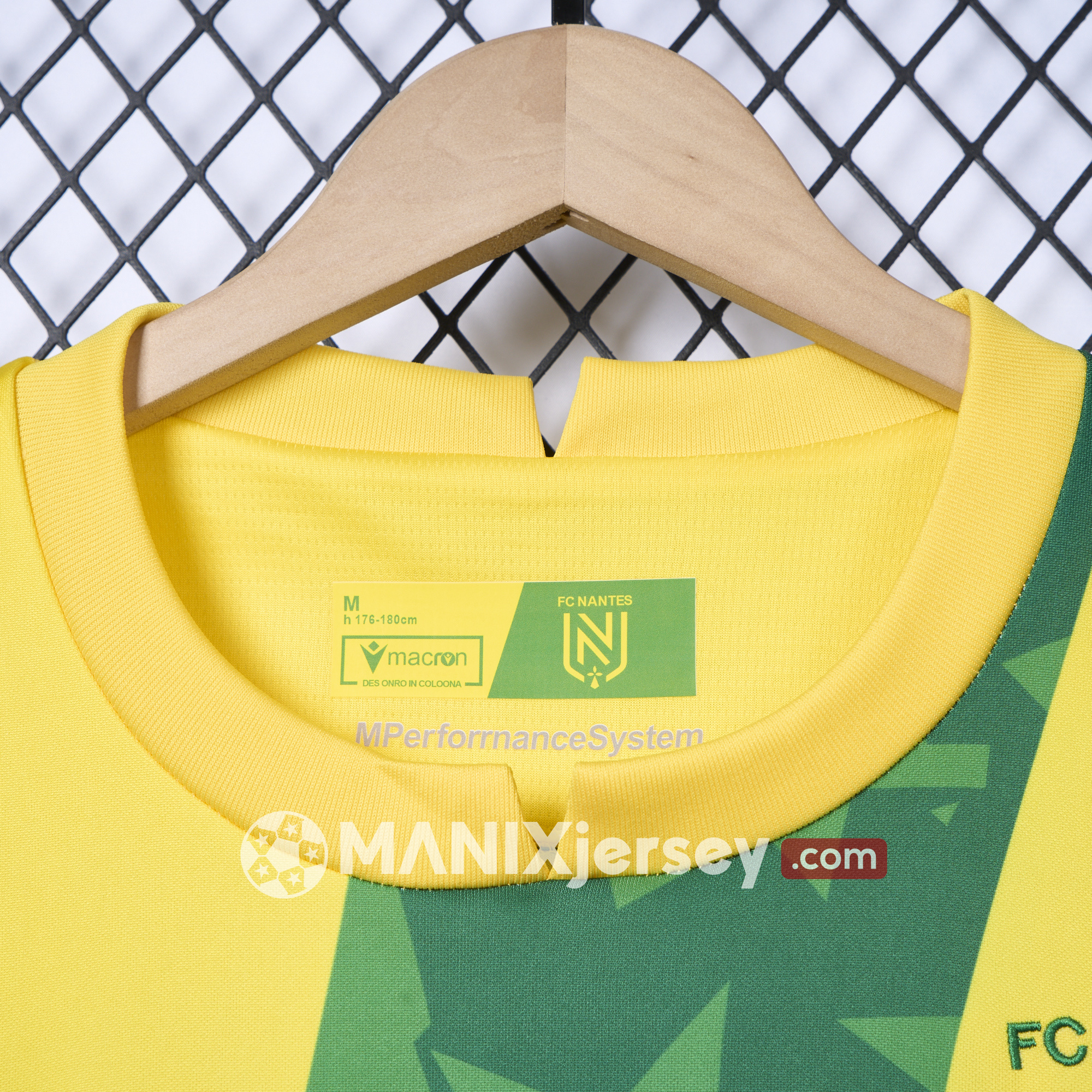 ManixJersey.com | Nantes 24-25 Home Stadium Jersey - Fans Version -Customize Name, Number and Patch | Worldwide Shipping