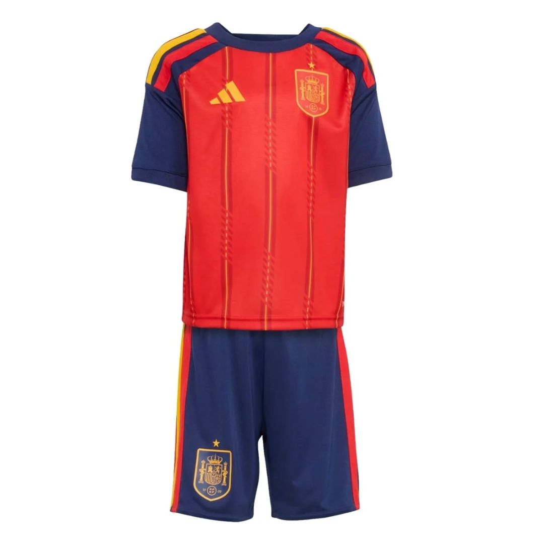 Kids Kit Spain Home Fan Jersey Shirt 2026 World Cup-mysite Custom Football Kit- Nextkits