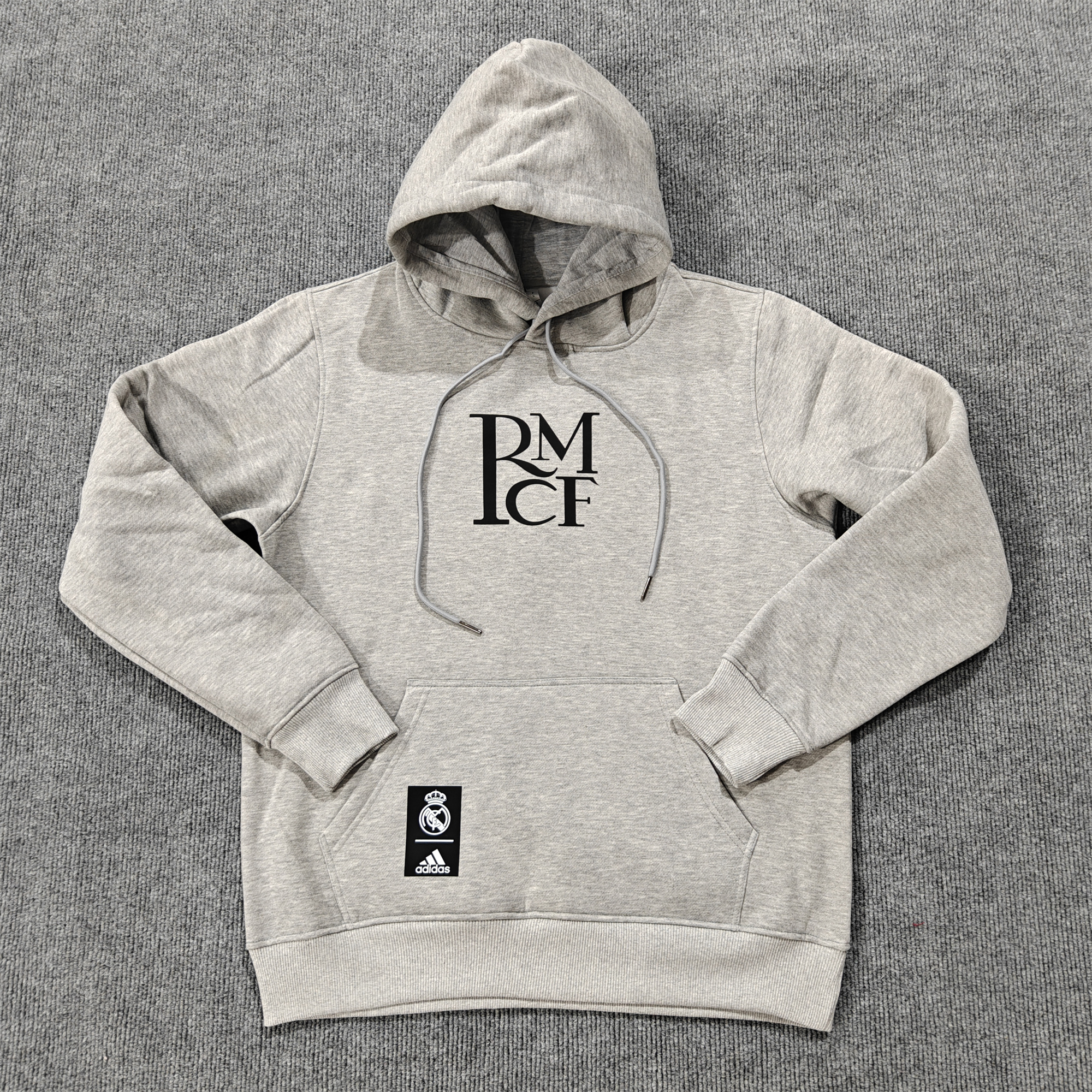 JerseysGala.com | Real Madrid 24-25 RMCF Concept Hoodie - Grey -Customize Name, Number and Patch | Worldwide Shipping