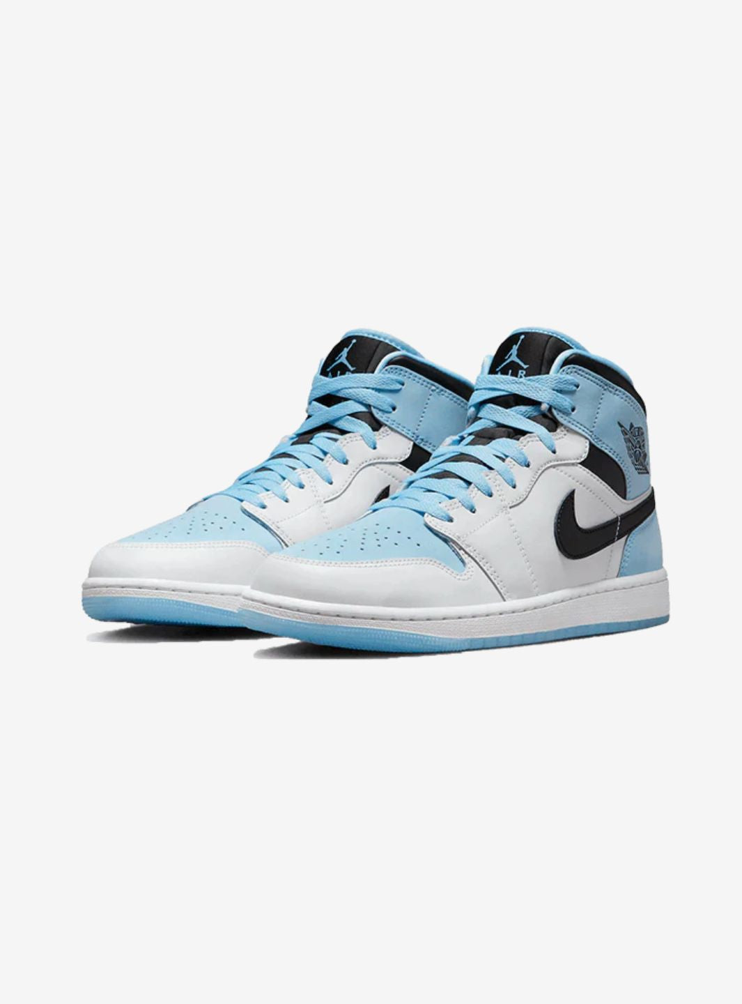 Air Jordan 1 Mid SE Ice Blue (2023)、JORDAN、Cacoeks