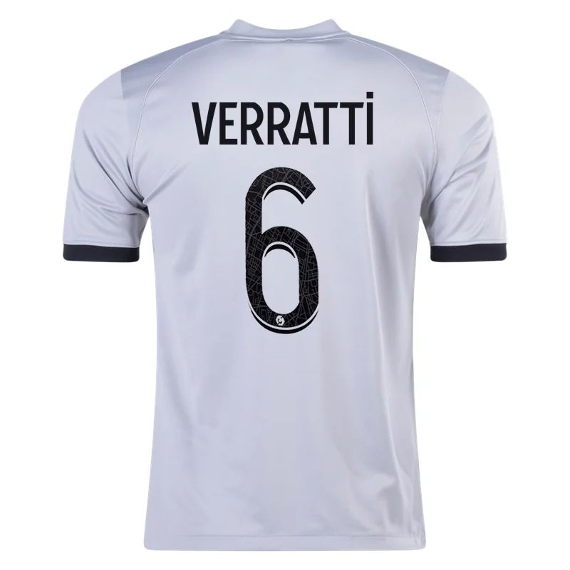 22/23 Marco Verratti #6 Paris Saint-Germain Away Jersey-mysite Custom Football Kit- Nextkits