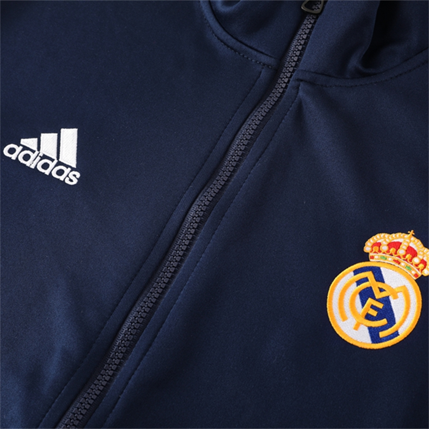UltraTrikot-Real Madrid 25-26 Jacket Training Tracksuit - Royal Blue Jackets & Pants with Orange Lines