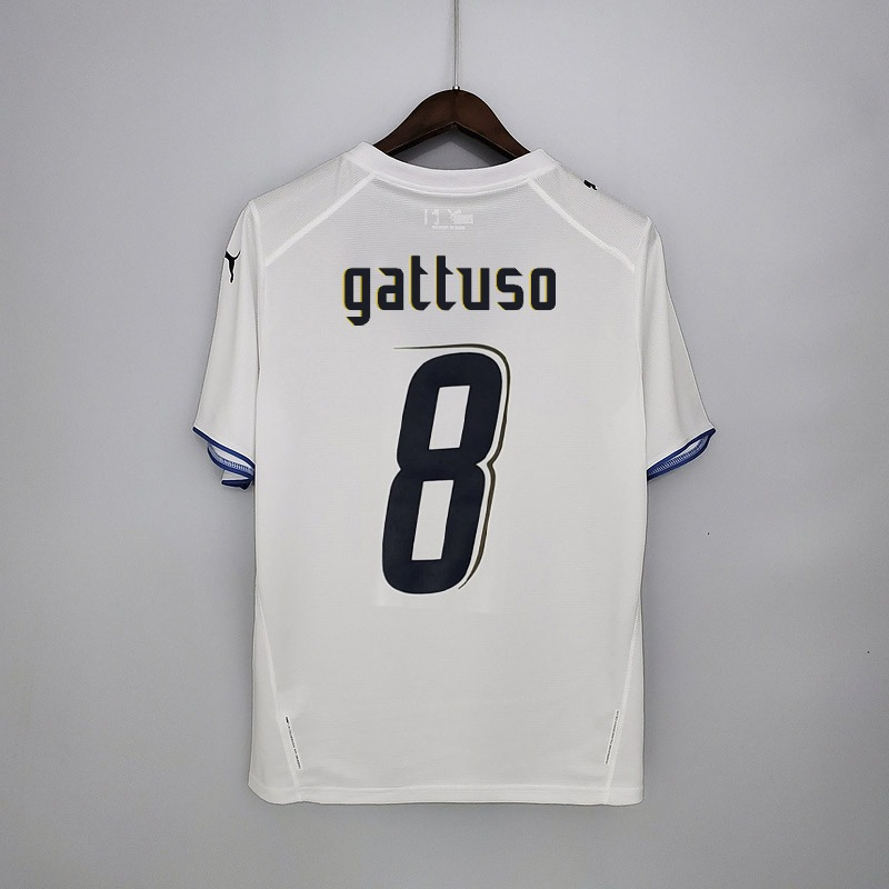 Higojerseys-Retro Italy 2006 Away Stadium Jersey