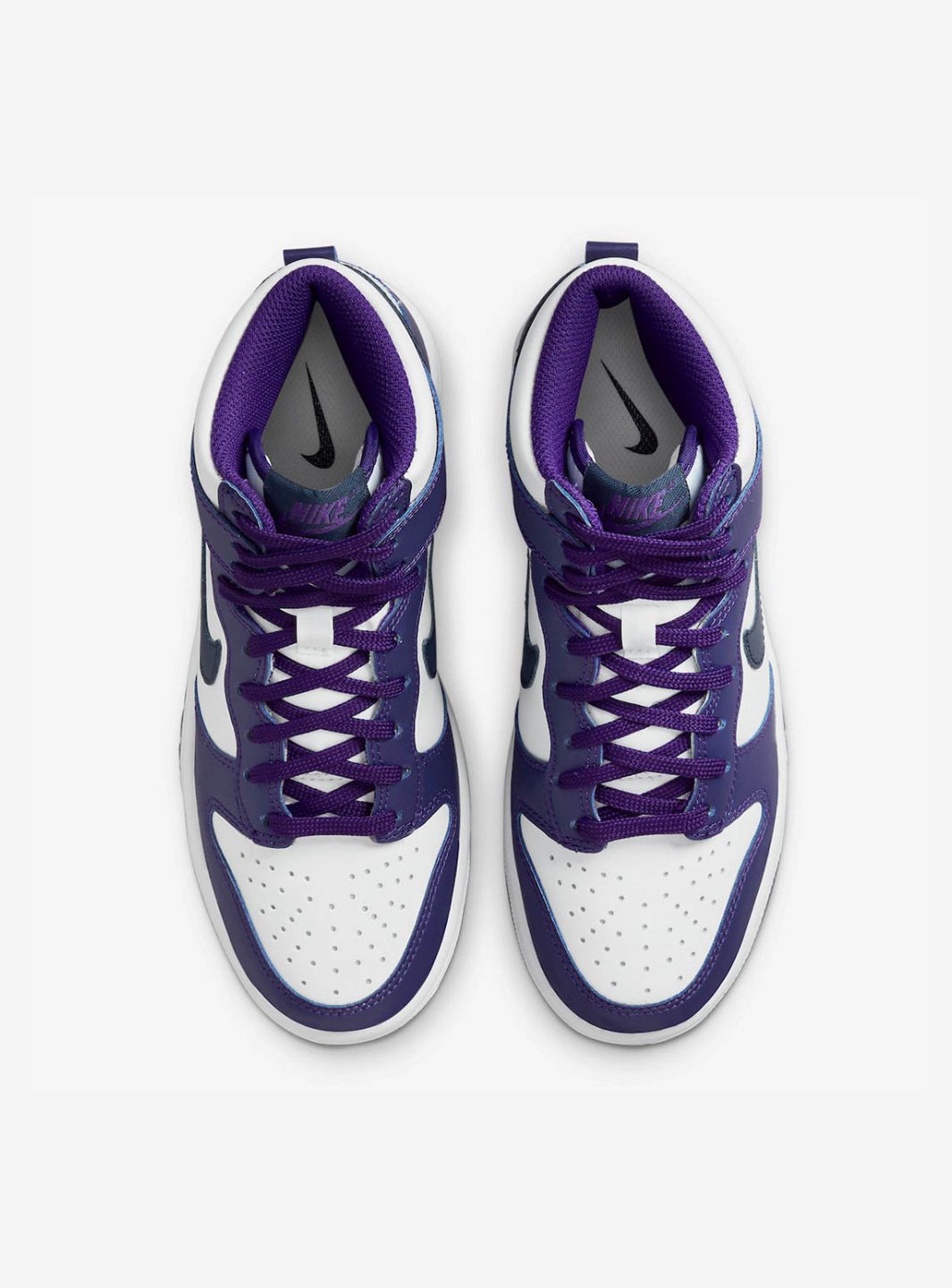 Nike Dunk High Electro Purple Midnight Navy、NIKE、Cacoeks