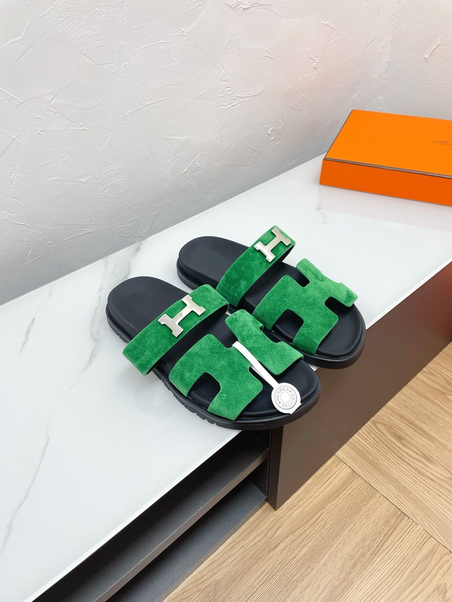 CHYPRE SANDAL OCEAN SUEDE WITH H BUCKLE、mysite、Cacoeks