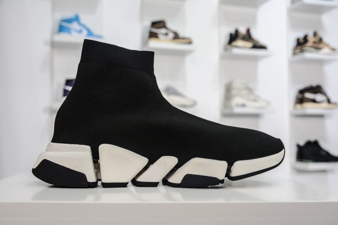 Balenciaga Speed Trainer Black White、mysite、Cacoeks