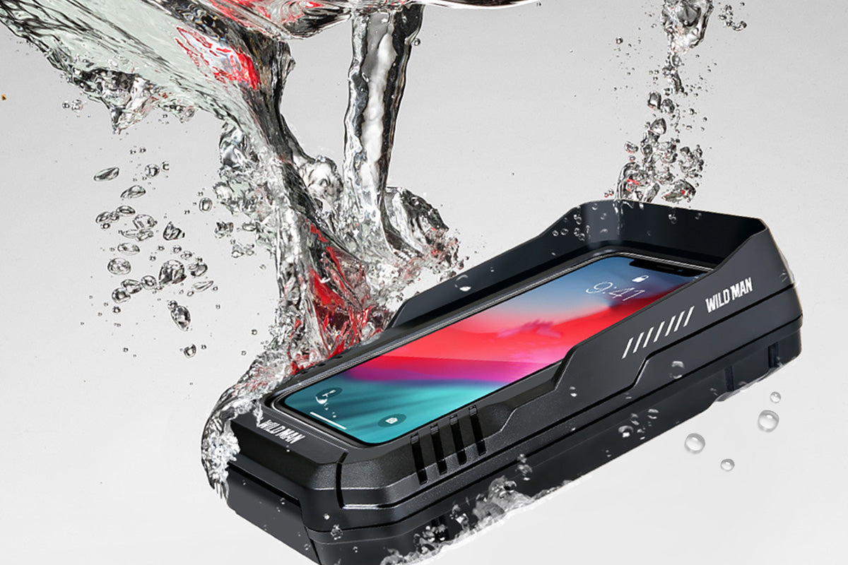 WILDMAN E-Bike Waterproof 360° Phone Mount Holder Bag、mySite、bearsvspackers