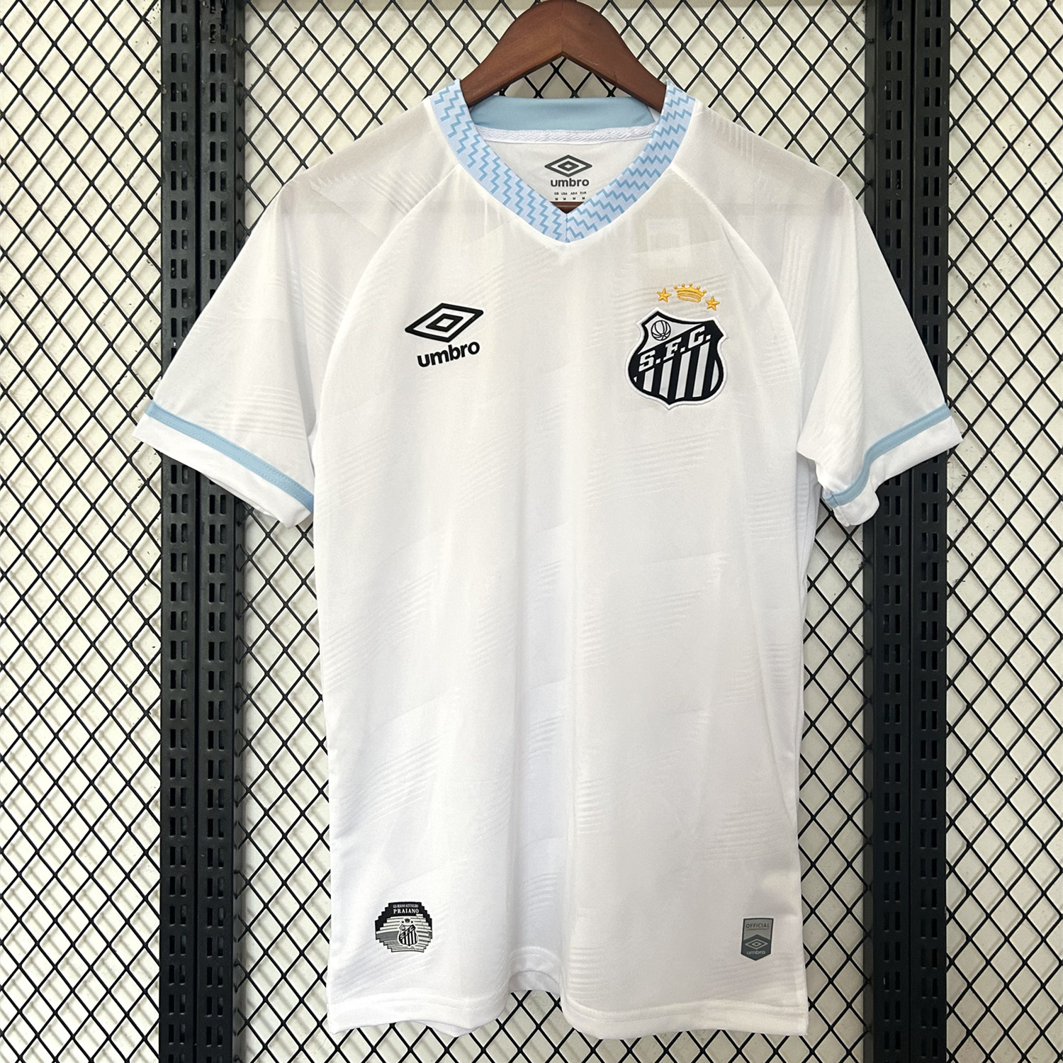 foot-Santos 2025-26 New Home Unsponsored Jersey - Fans Version