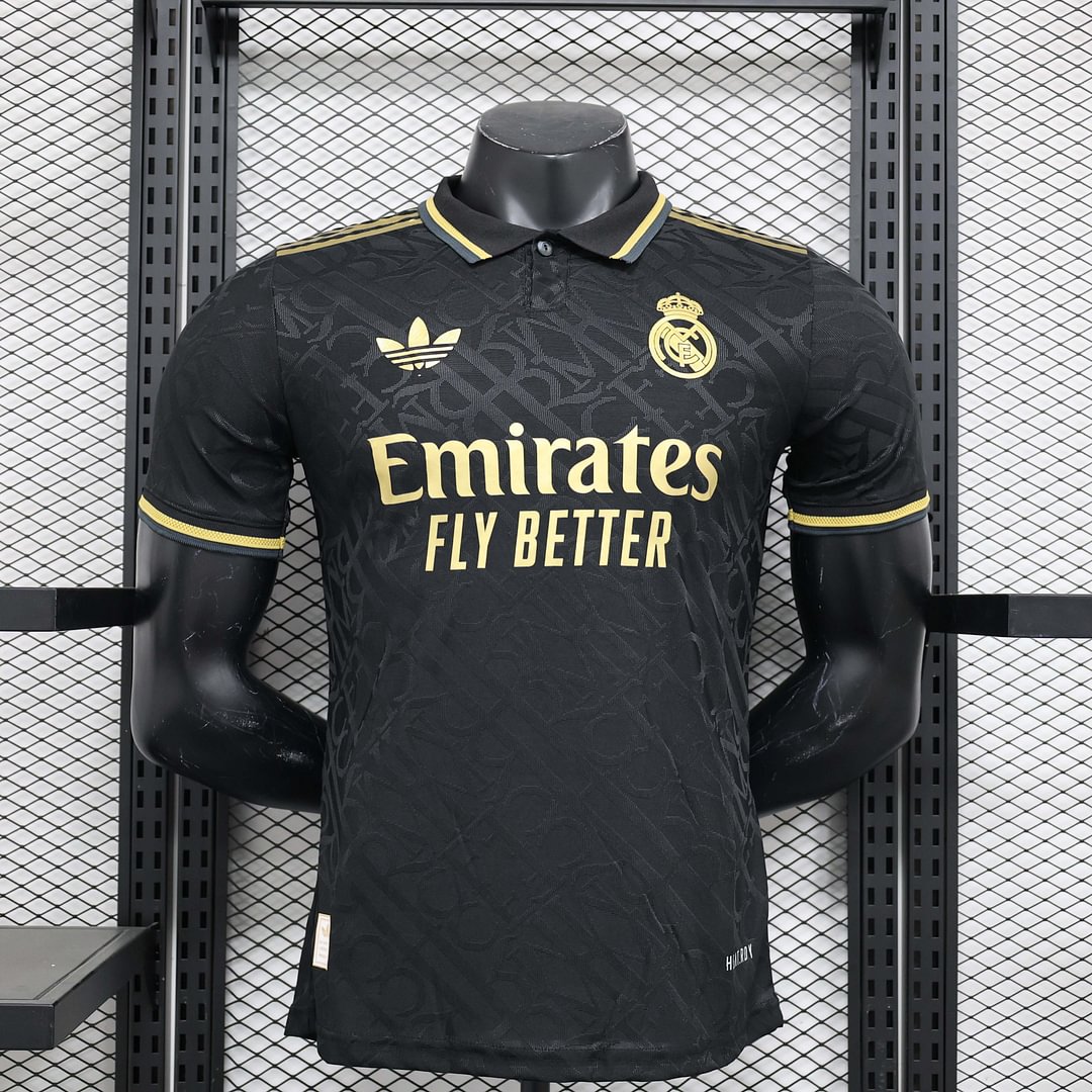 24/25 Player Version Real Madrid Special Edition black Football Shirt-mysite Custom Football Kit- Nextkits