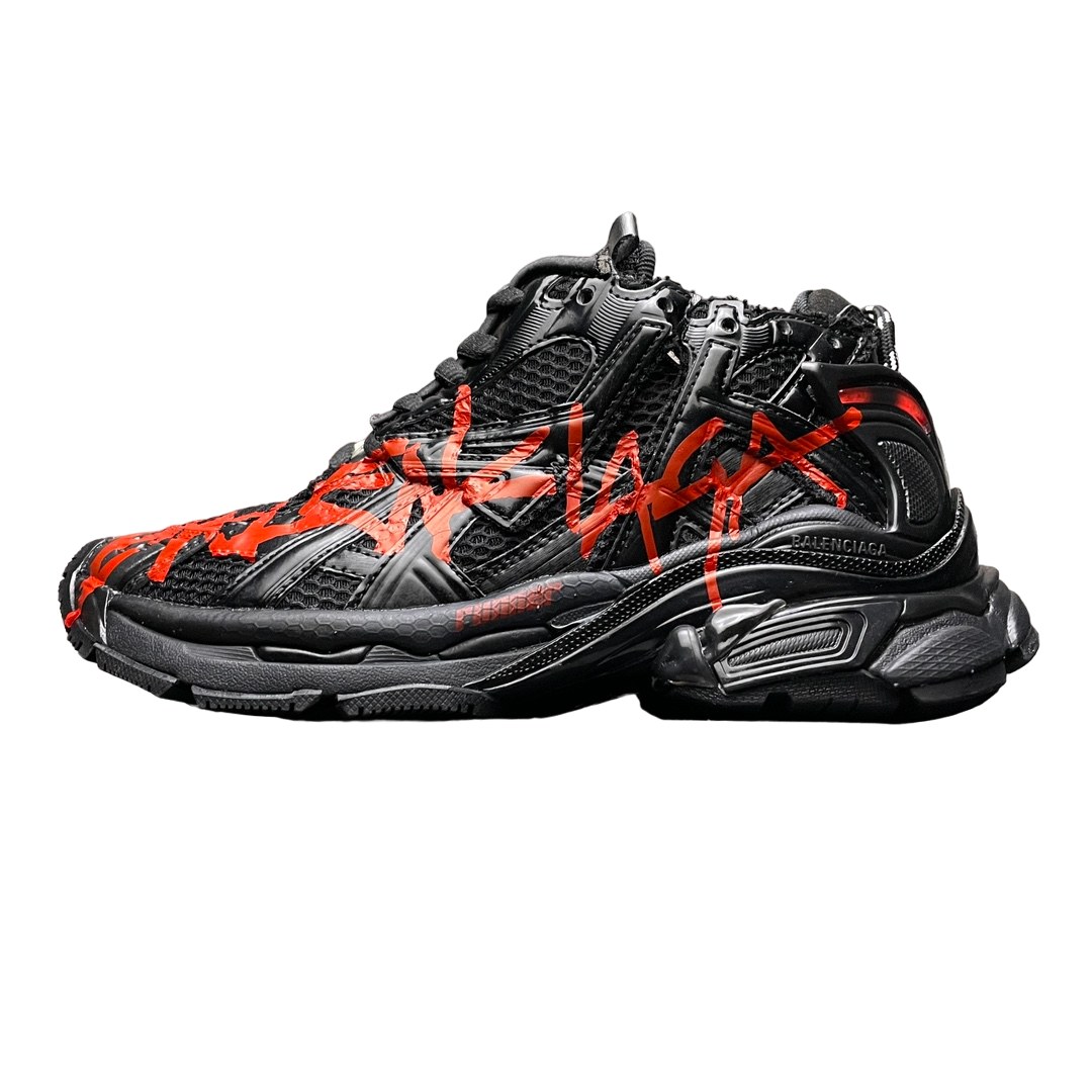 Balenciaga Graffiti Runner Trainer Black、mysite、Cacoeks