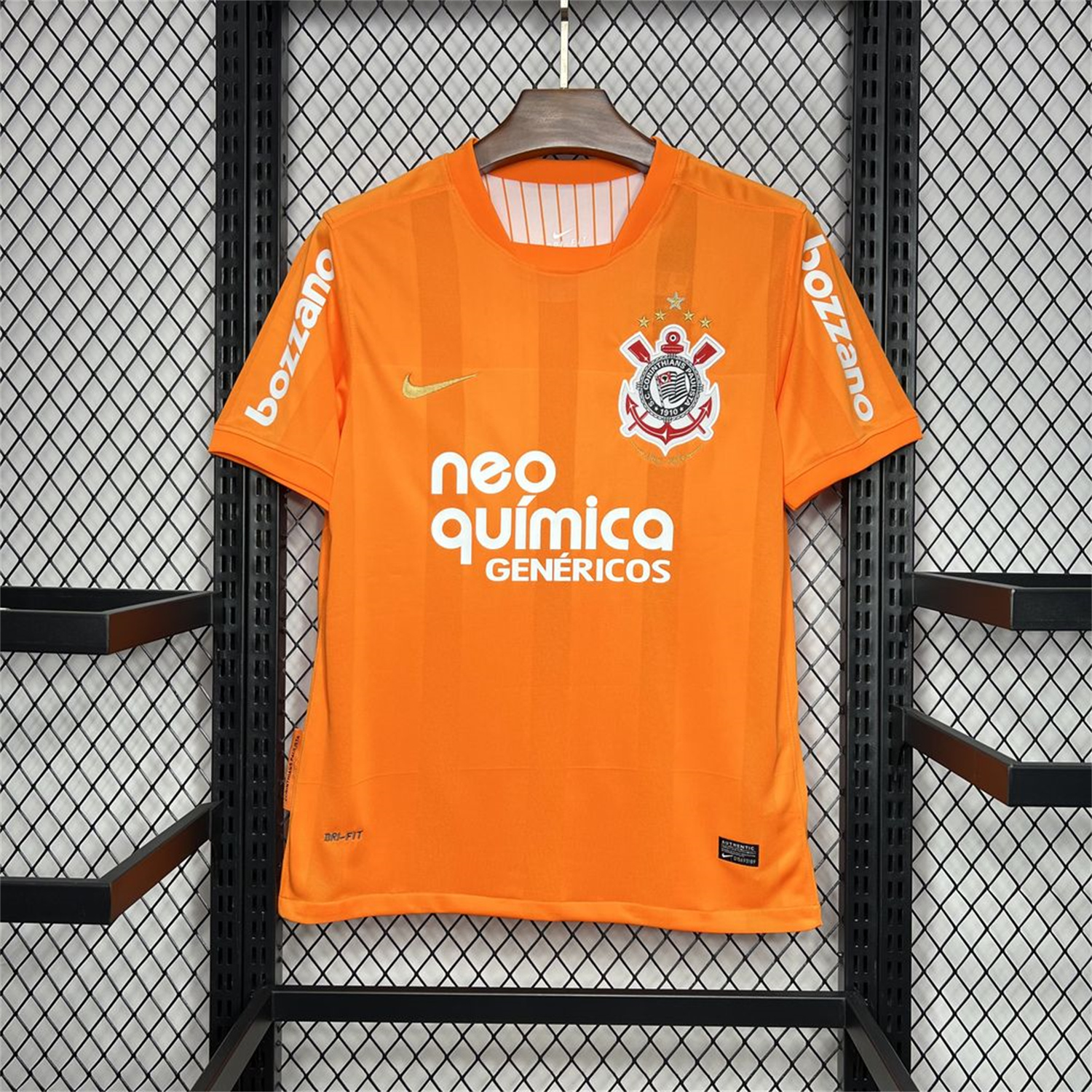 Funinjersey-Retro Corinthians 2010 Orange Goalkeeper Jersey