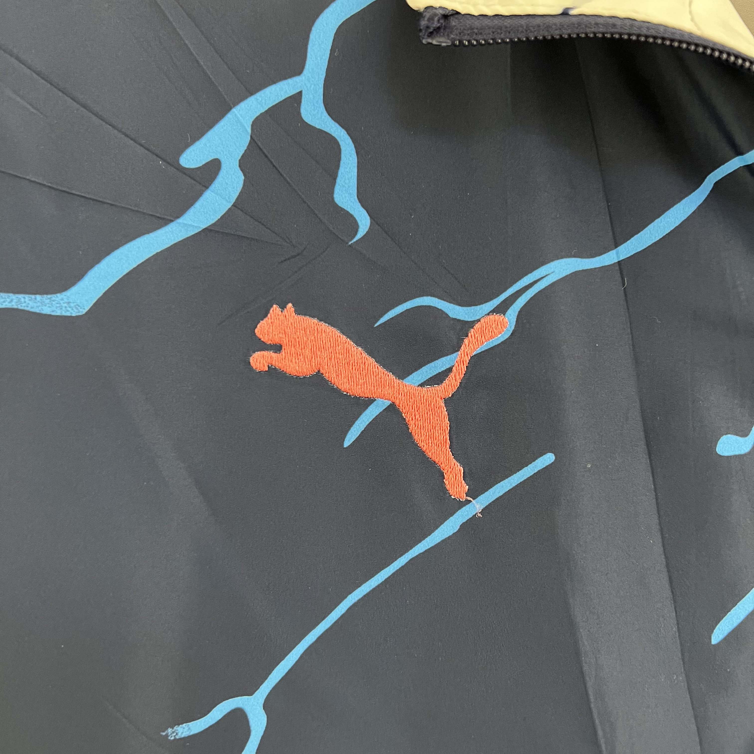 2023/2024 Manchester City Reversible Windbreaker Navy blue Soccer Jersey 1:1 Thai Quality:football jersey mysite: unitedjerseyfootball 邓江浪:football