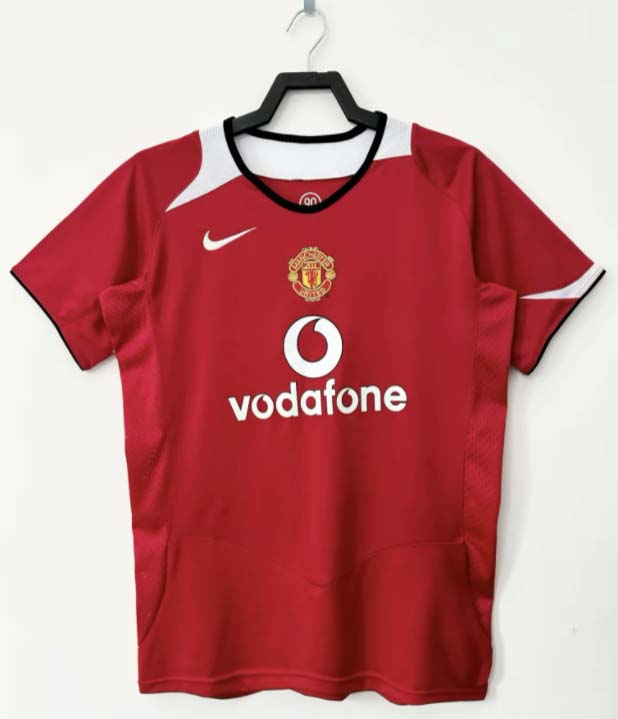 2004/2005 Retro Manchester United Home Football Shirt 1:1 Thai Quality:football jersey mysite: unitedjerseyfootball 邓江浪:football