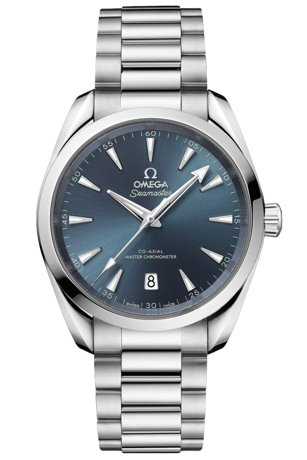 Omega Seamaster Ref. 220.10.38.20.03.003 Super Clone Watch – Blue Dial Stainless Steel Bracelet Fake Replica