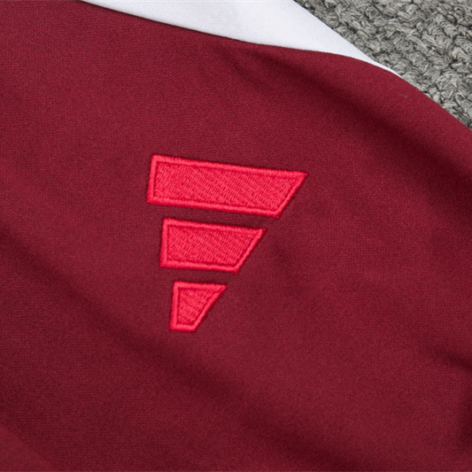 Higojerseys-Bayern Munich 24-25 Long Sleeve Training Set - Deep Red