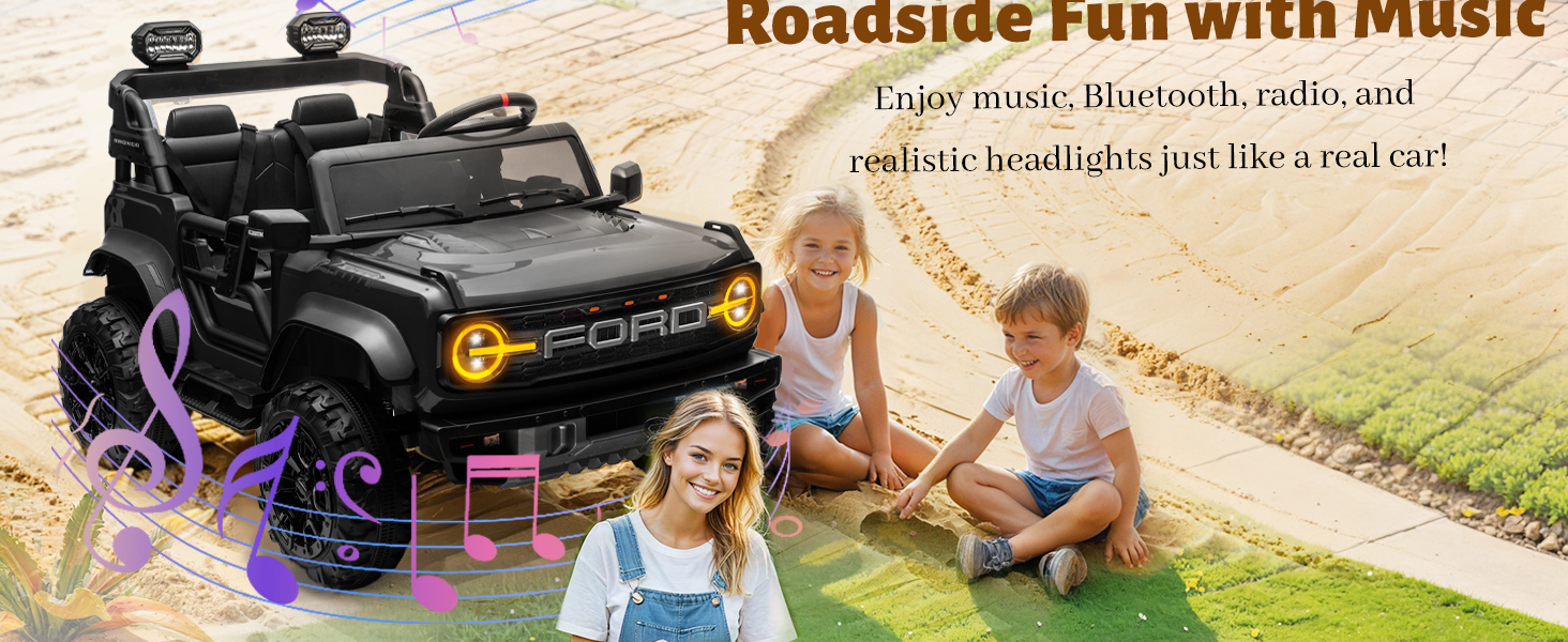 ride safer powerwheel kids electric car 2 seater