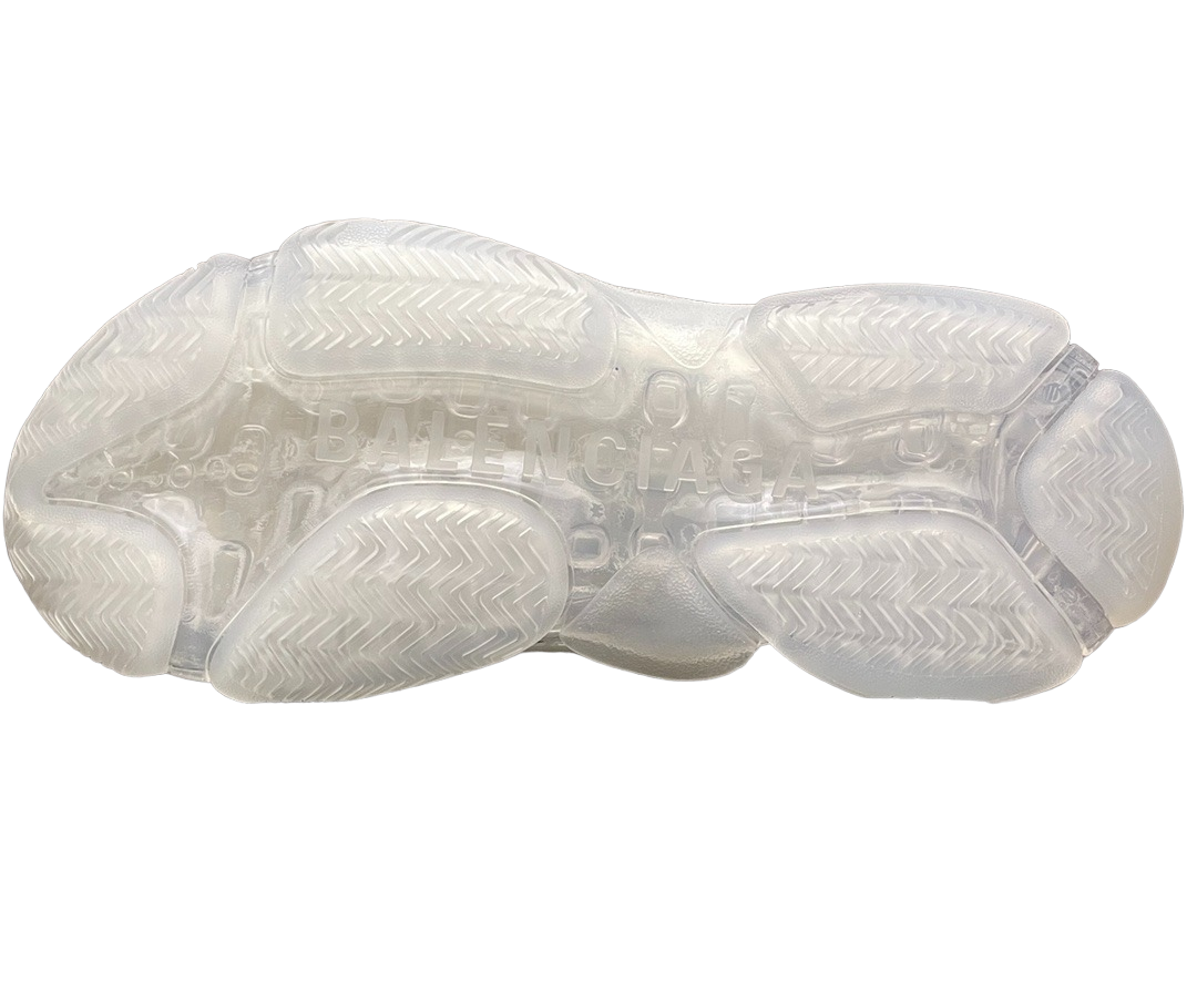 Balenciaga Triple S Sneaker Clear Sole in White、mysite、Cacoeks
