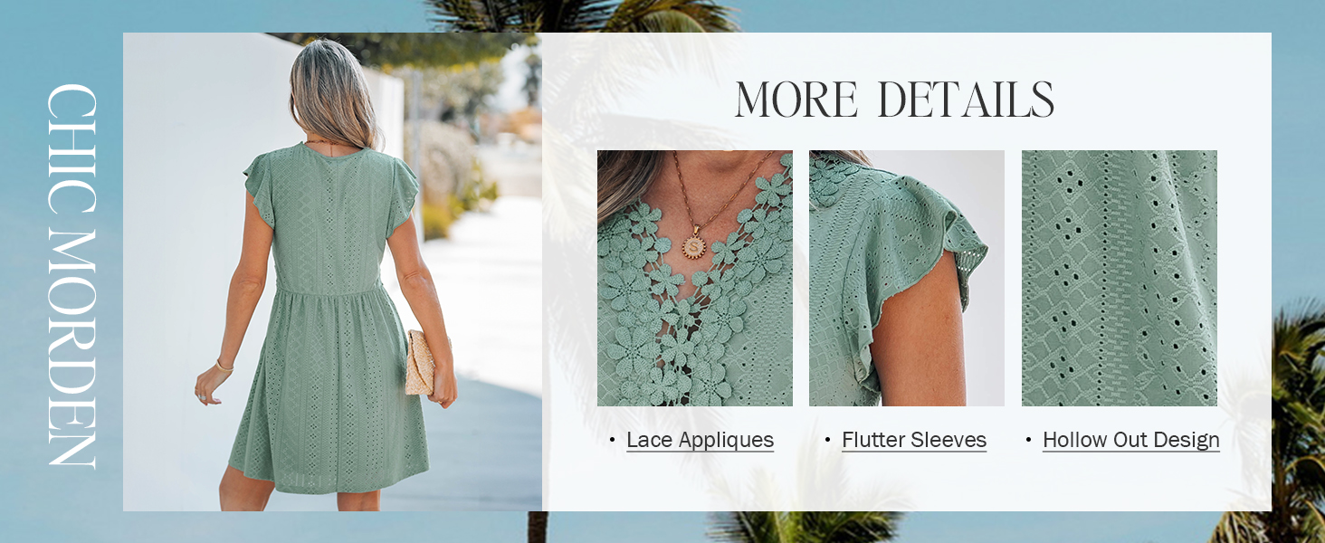 more details of the short dress