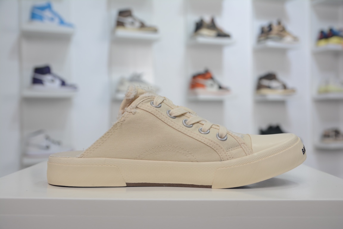 Balenciaga Paris Trainer Mule White、mysite、Cacoeks