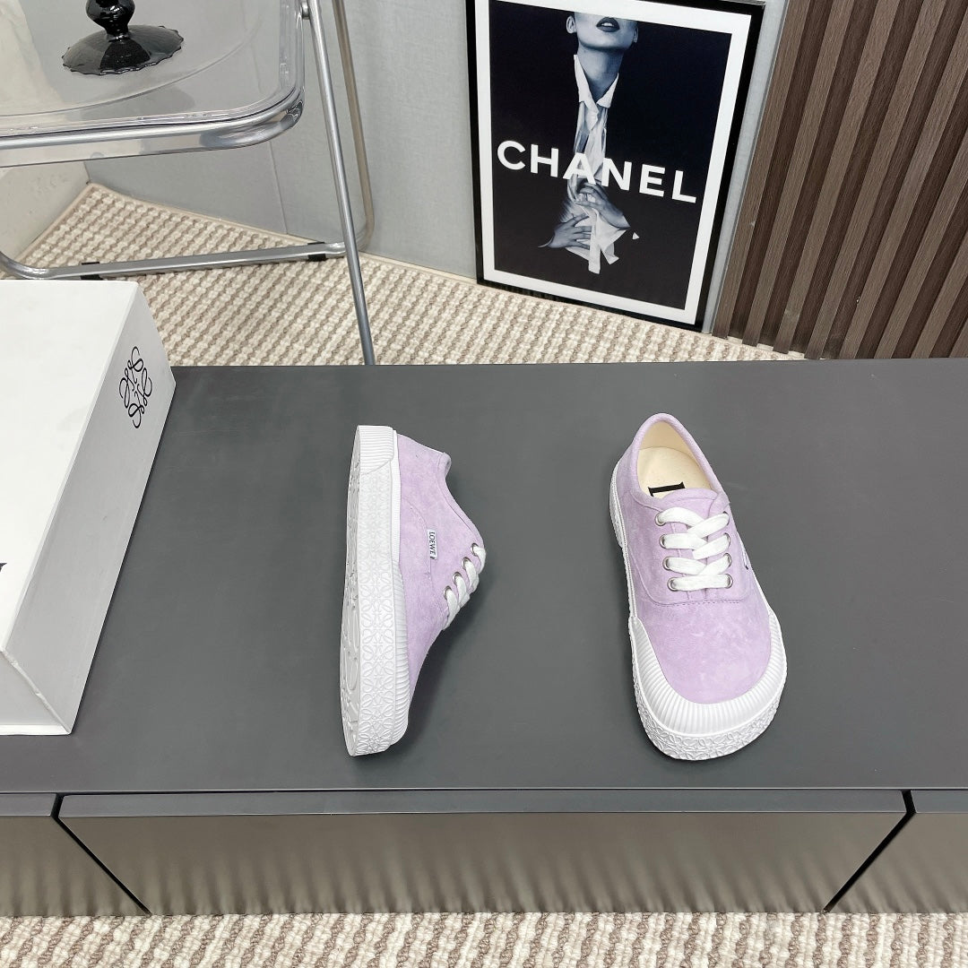 TERRA VULCA LACE-UP SNEAKER IN PASTEL PURPLE SUEDE、mysite、Cacoeks