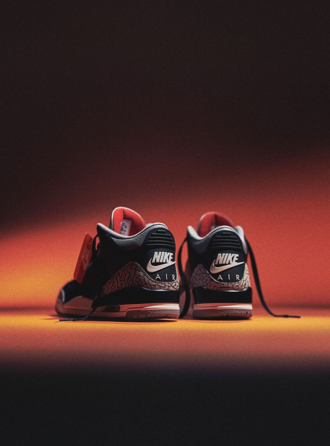 Air Jordan 3 Retro OG Black Cement (2024)、JORDAN、Cacoeks