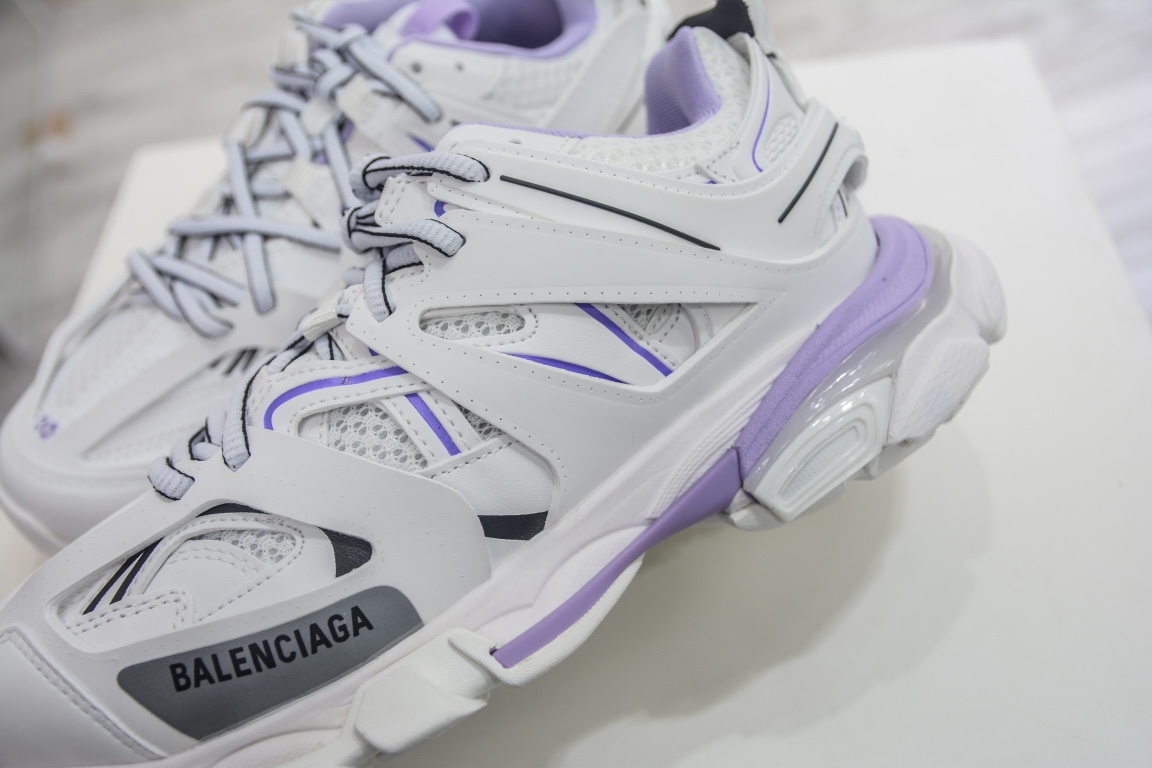 Balenciaga Track Trainer in White Lilac、mysite、Cacoeks
