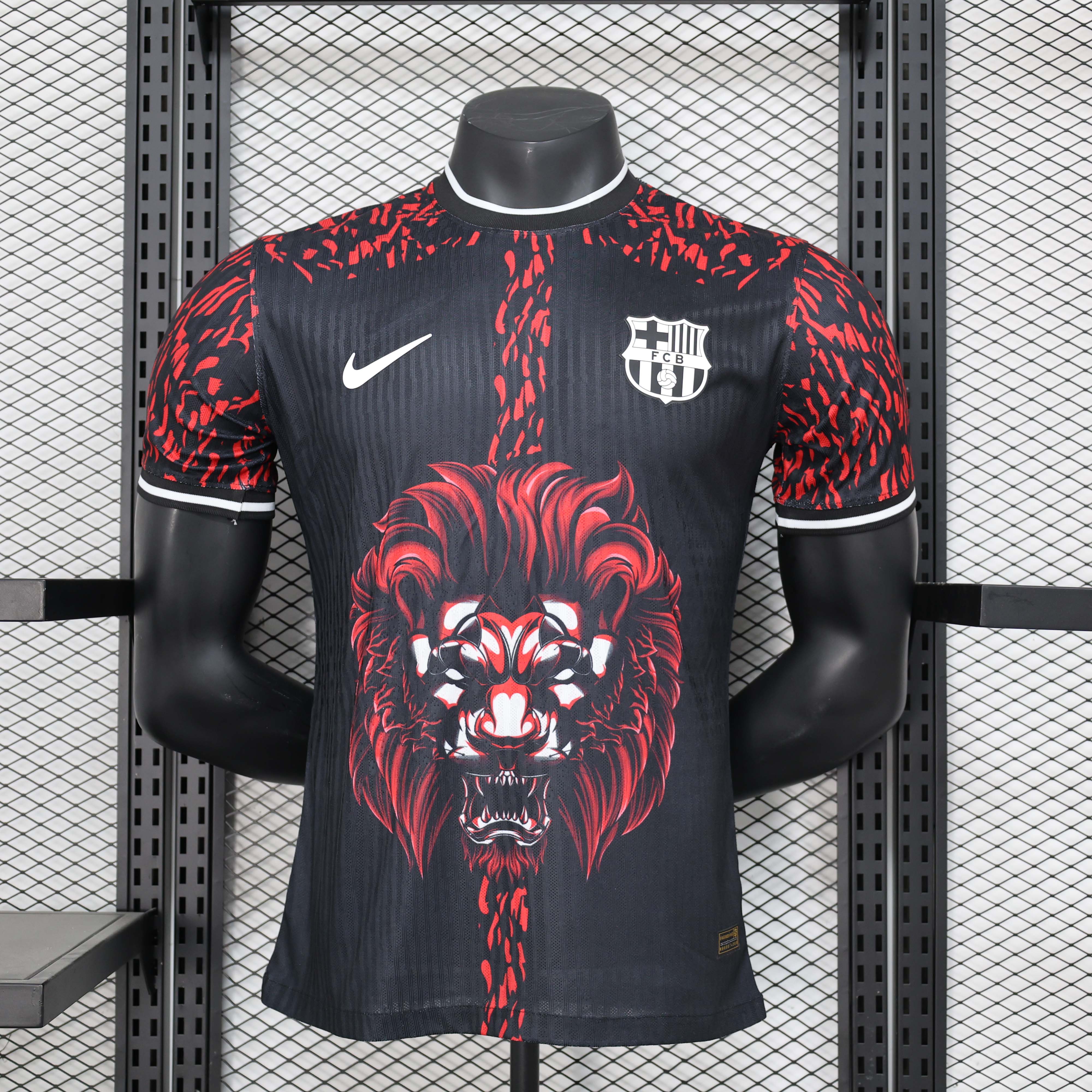 2024/2025 Player Version Barcelona Special Edition Black and Red Football Shirt 1:1 Thai Quality:football jersey mysite: unitedjerseyfootball 邓江浪:football