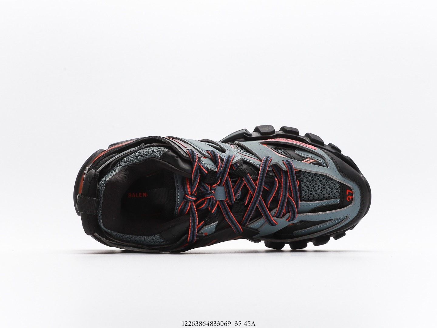 Balenciaga Track Trainer in Dark Grey Orange、mysite、Cacoeks