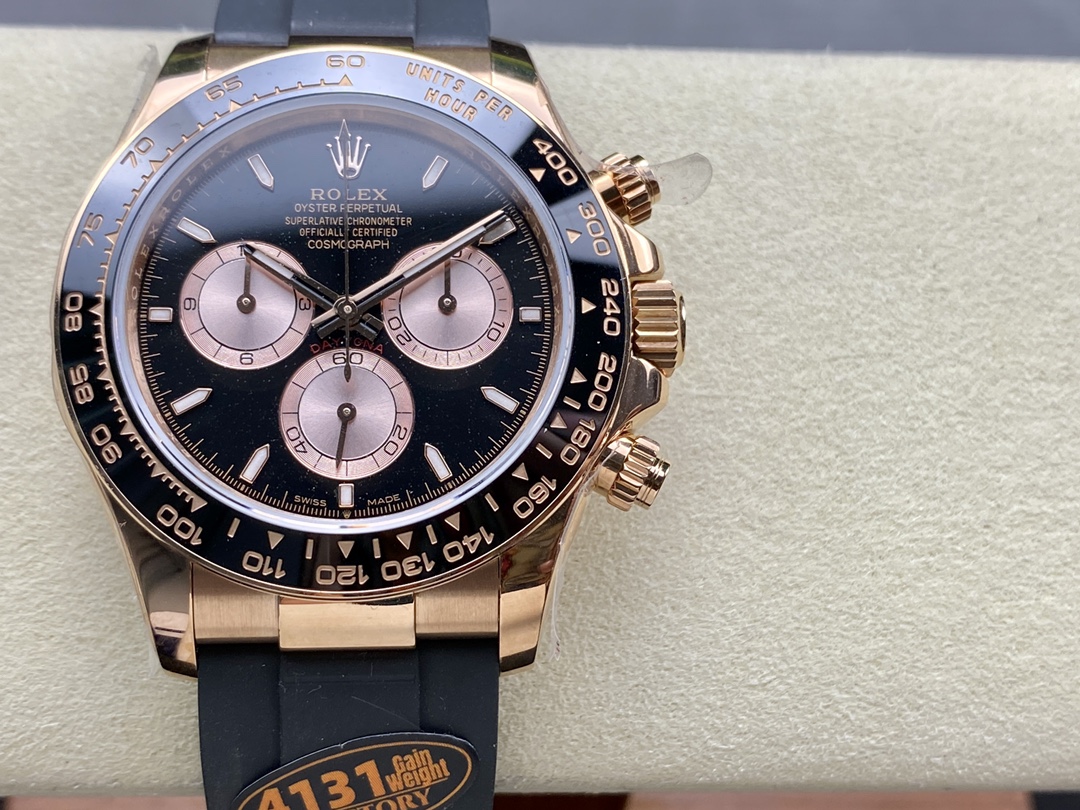 Rolex Daytona Cosmograph Automatic Rose Gold 116515LN-0012 Replica-fasswatch