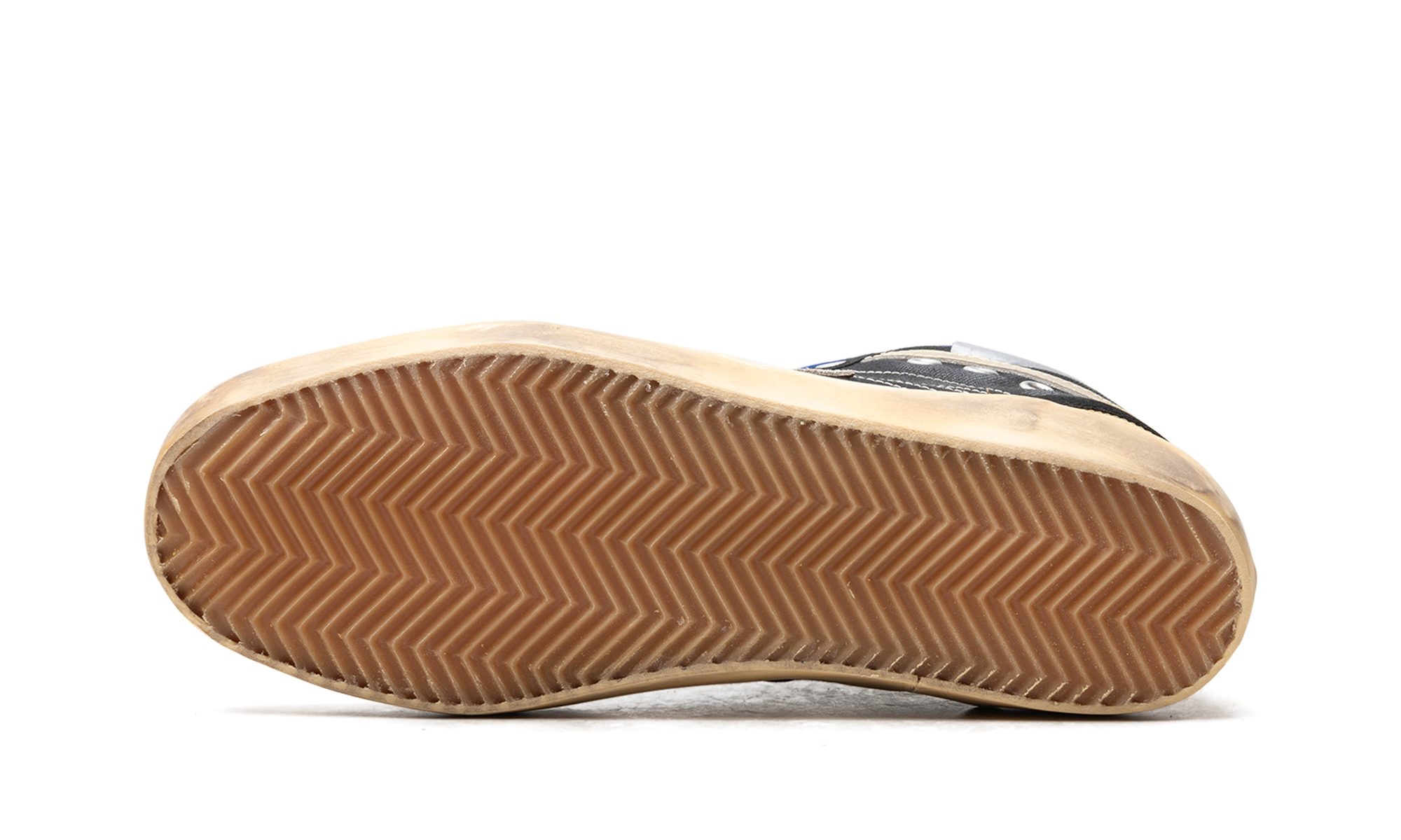 MID STAR CANVAS UPPER SUEDE STAR AND HEEL NYLON TONGUE RUBBER TOE AND SPUR "BLACK ICE VANILLA GOLD"、mysite、Cacoeks