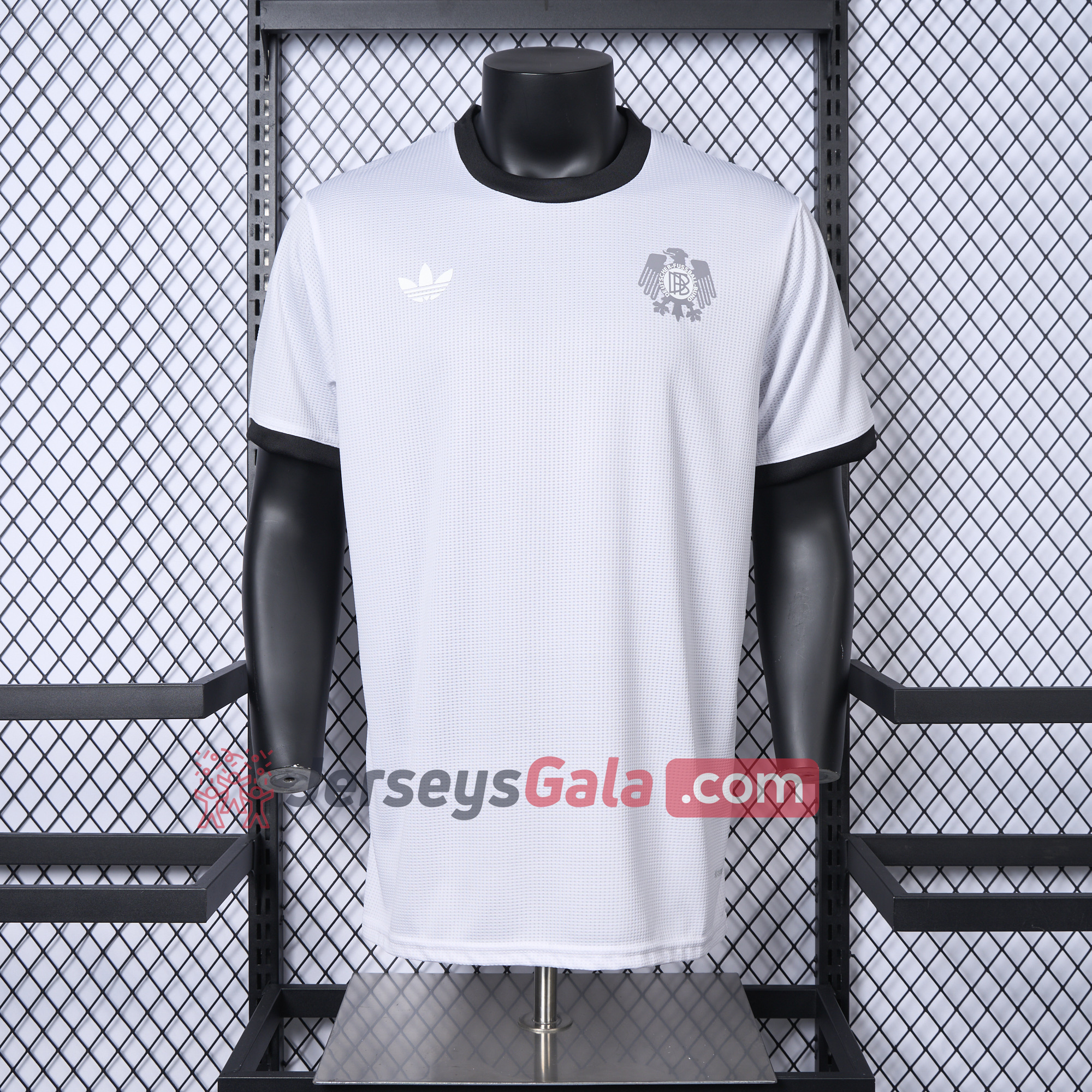 JerseysGala.com | Germany 2025 White Retro Style Jersey - Player Version -Customize Name, Number and Patch | Worldwide Shipping