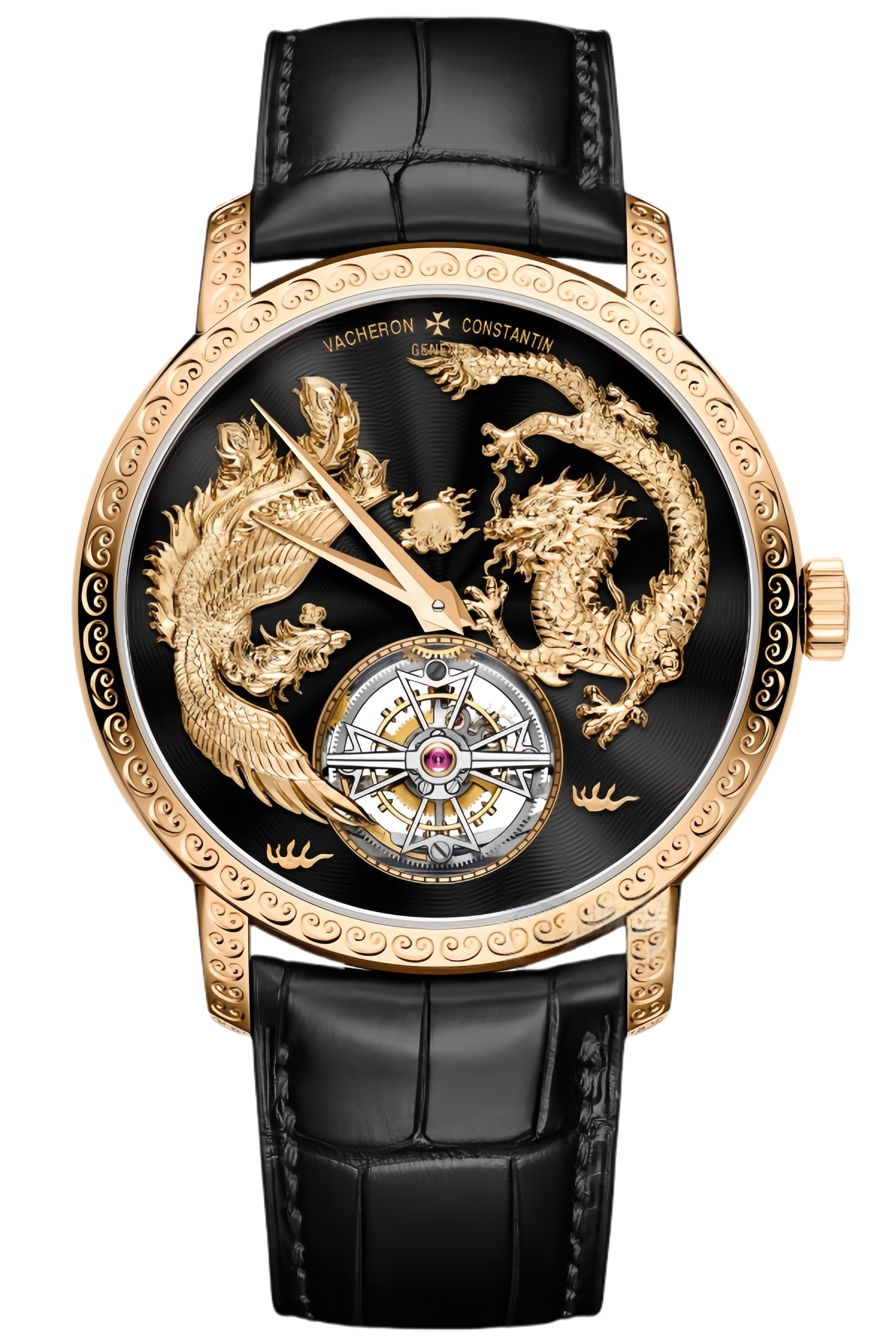 Vacheron Constantin Traditionnelle Ref. 6040T/000R-B961 Super Clone Watch – Rose Gold Case White Dial Swiss Replica