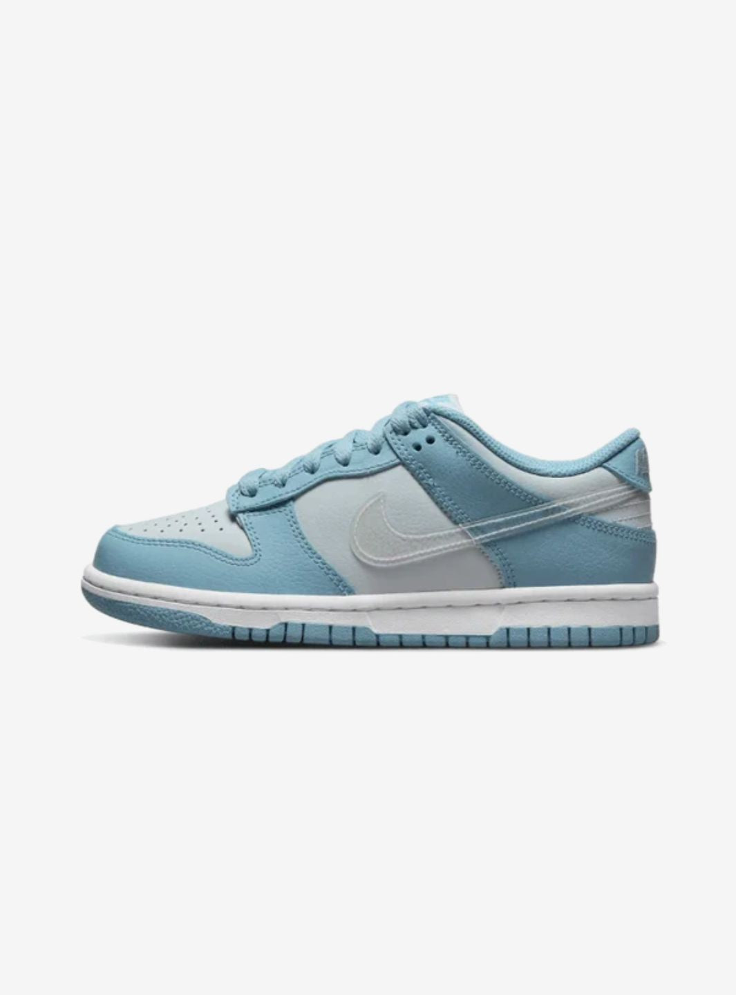 Nike Dunk Low Clear Blue Swoosh (GS)、NIKE、Cacoeks