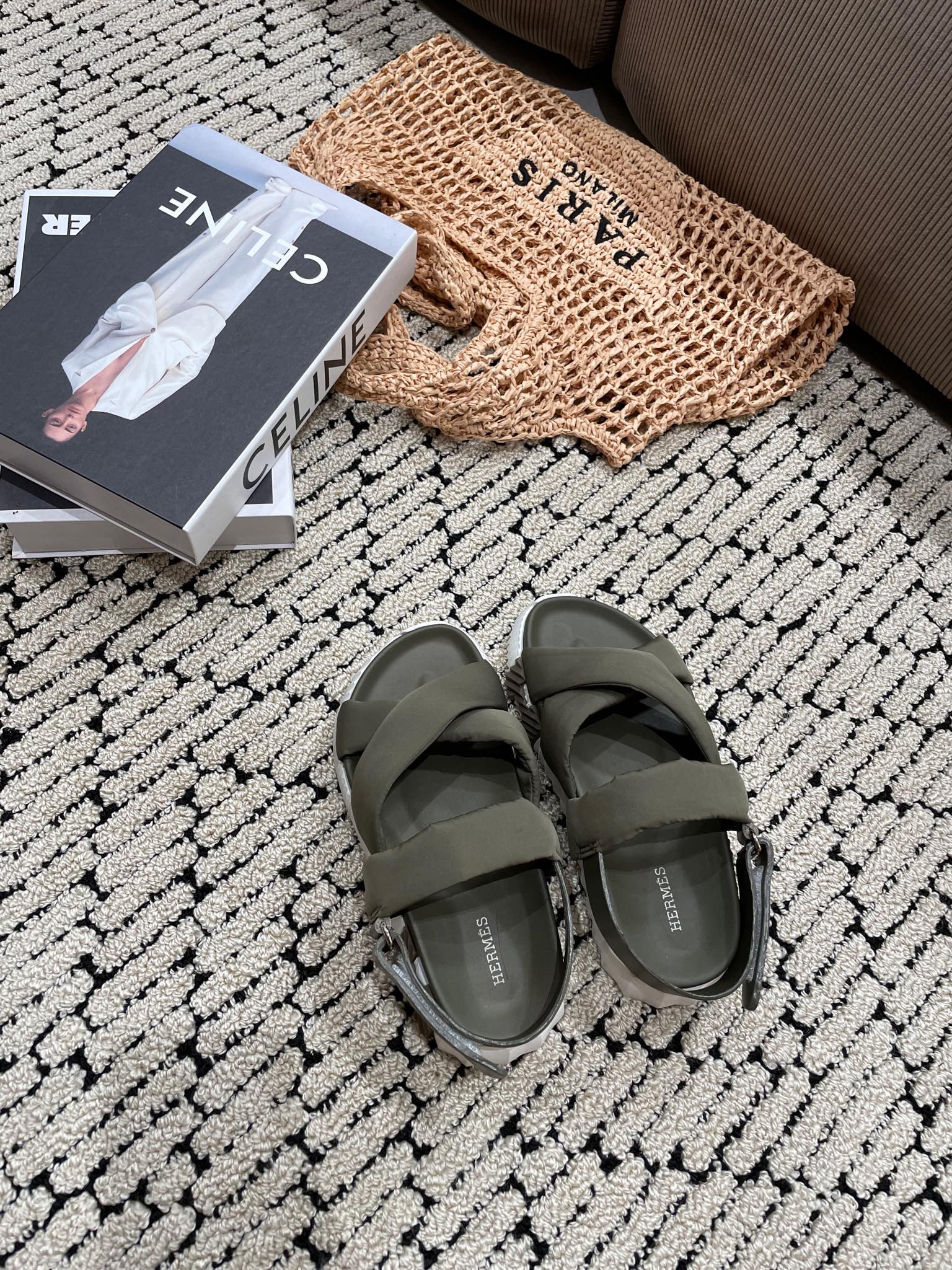 ELECTRIC SANDAL SHADOW CALFSKIN、mysite、Cacoeks