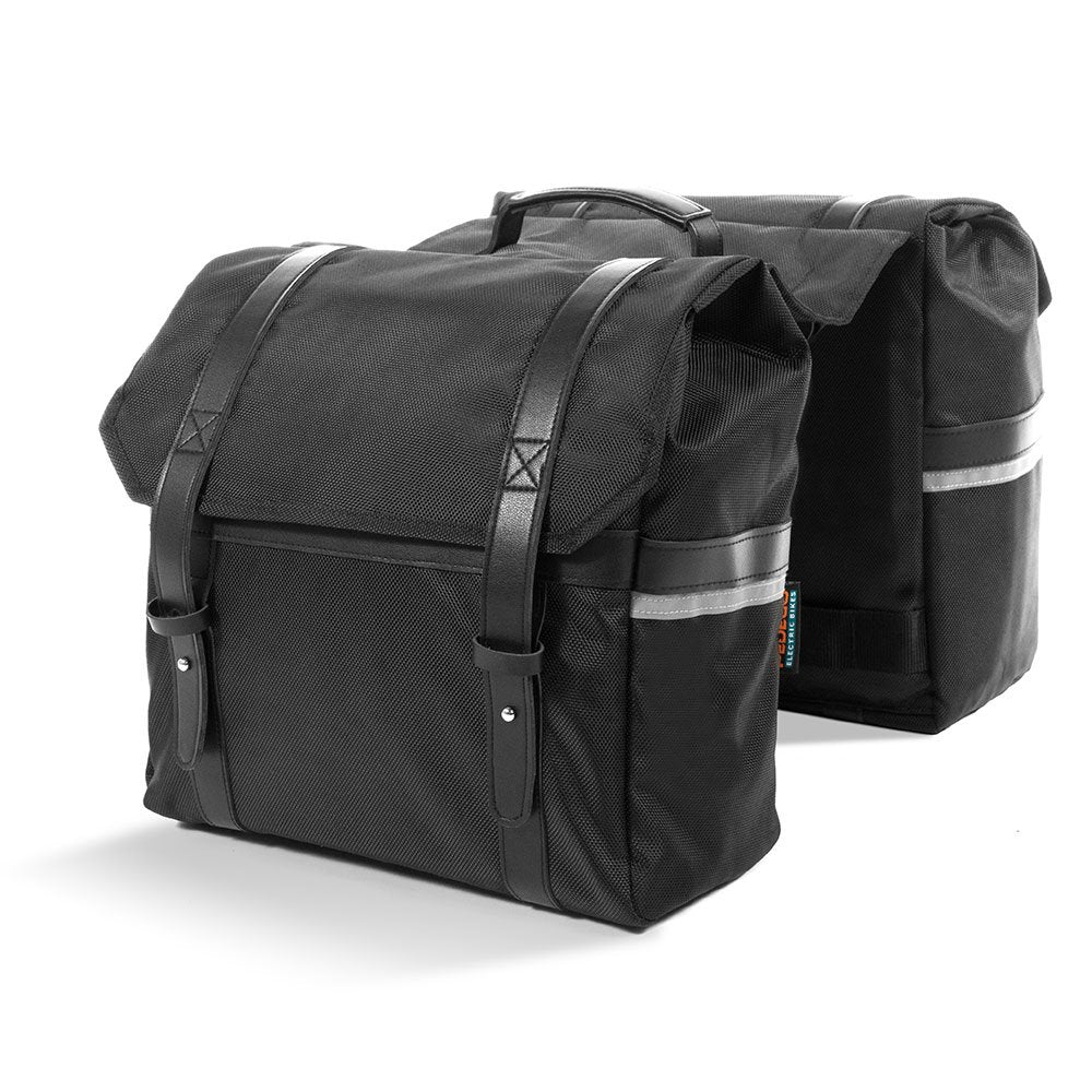 Premium Pannier Bag - Black/Black Leather、mySite、bearsvspackers