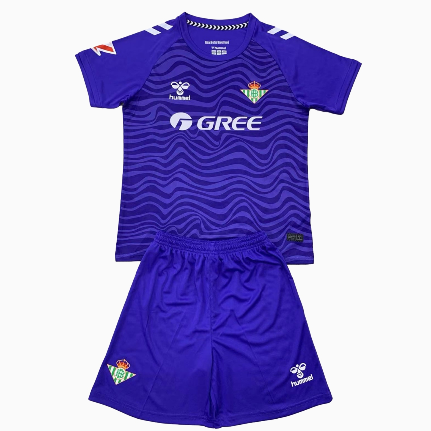 foot-Real Betis 24-25 Purple Goalkeeper Kids Kit