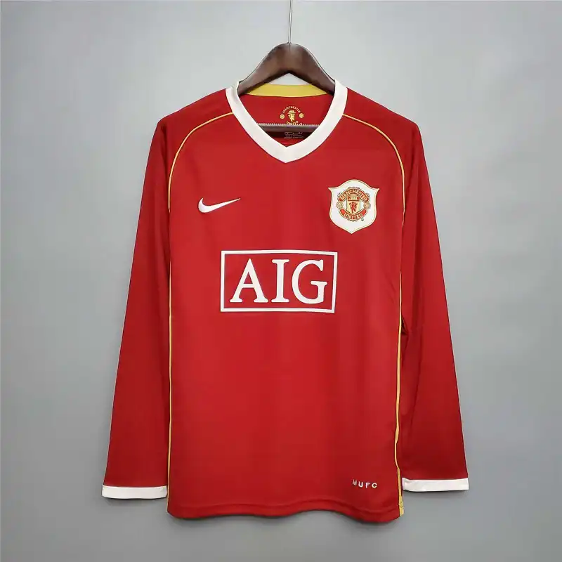 06-07 Manchester United Home soccer jersey-Long Sleeve Retro version: Ajax 24-25 Home Stadium Jersey - Fans Version mysite: Adidas luxuryfootballshirts.com: https://www.luxuryfootballshirts.com/