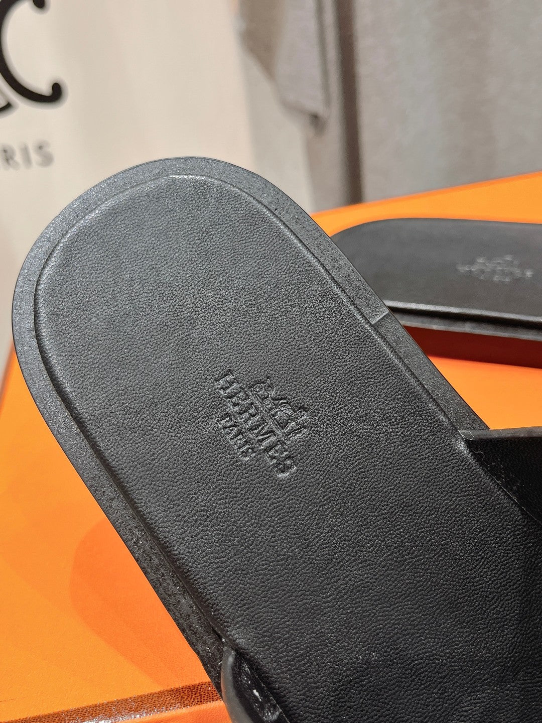 IZMIR SANDAL BLACK MIX WHITE LAMBSKIN、mysite、Cacoeks