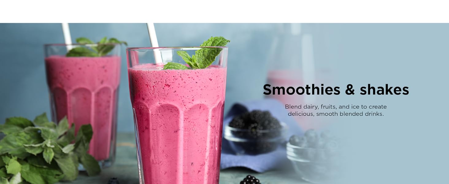 Nutrient extractions Smoothies & shakes Frozen drinks