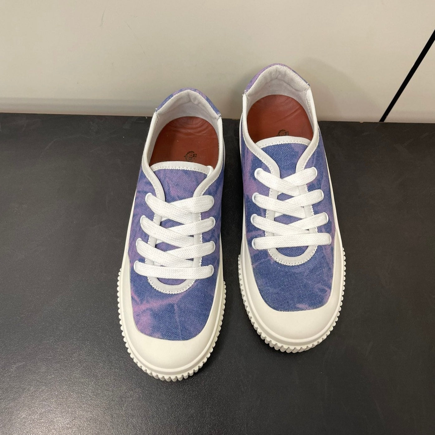 LP CLASSIC BISCUIT SNEAKER LAPIS CALFSKIN、mysite、Cacoeks