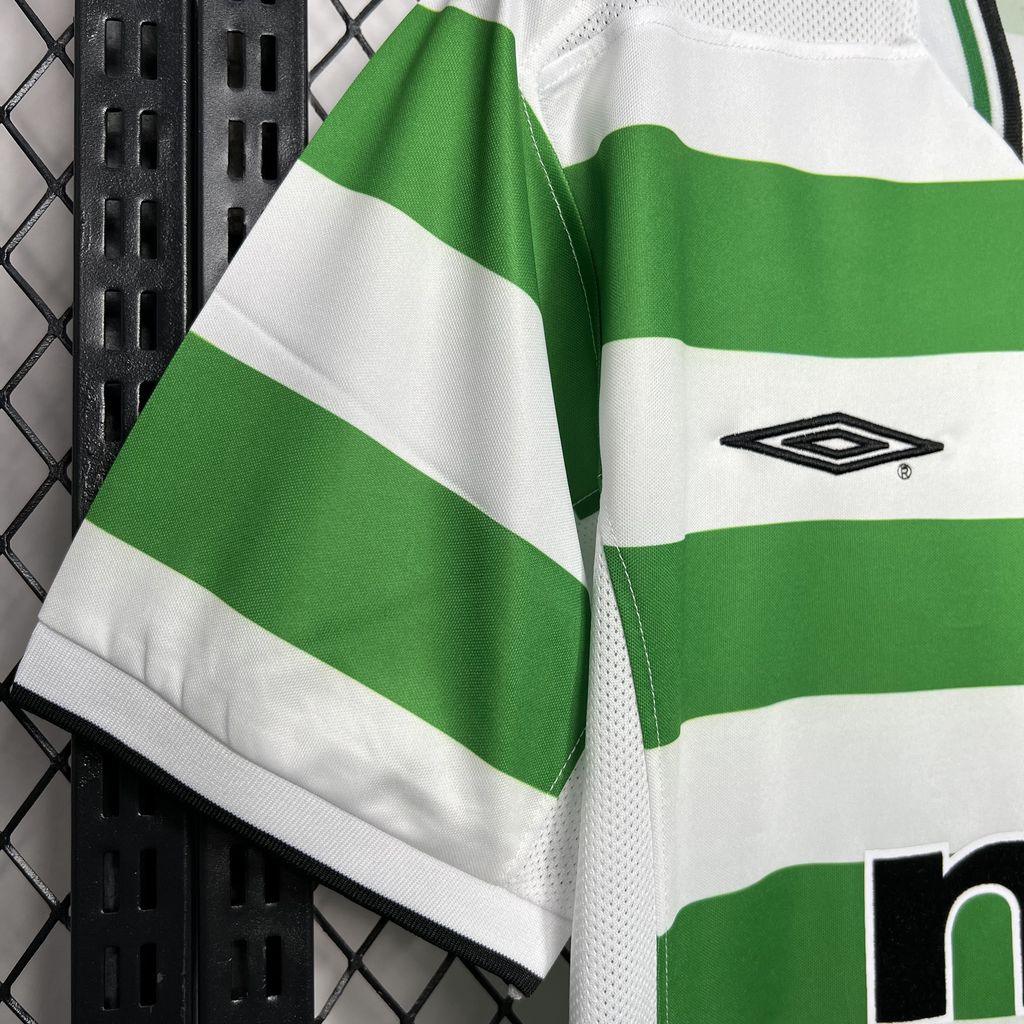 ManixJersey.com | Retro Celtic 2001-03 Home Stadium Jersey -Customize Name, Number and Patch | Worldwide Shipping
