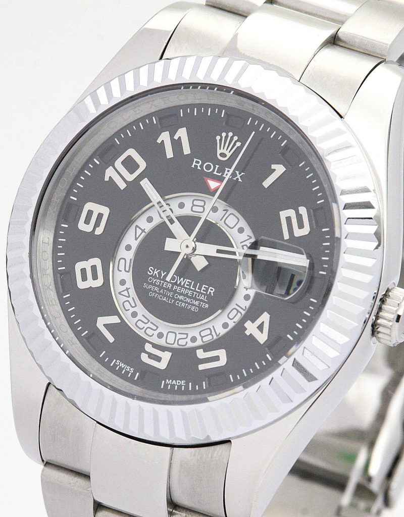 Replica Rolex Sky-Dweller 42mm Black Dial 326938-fasswatch