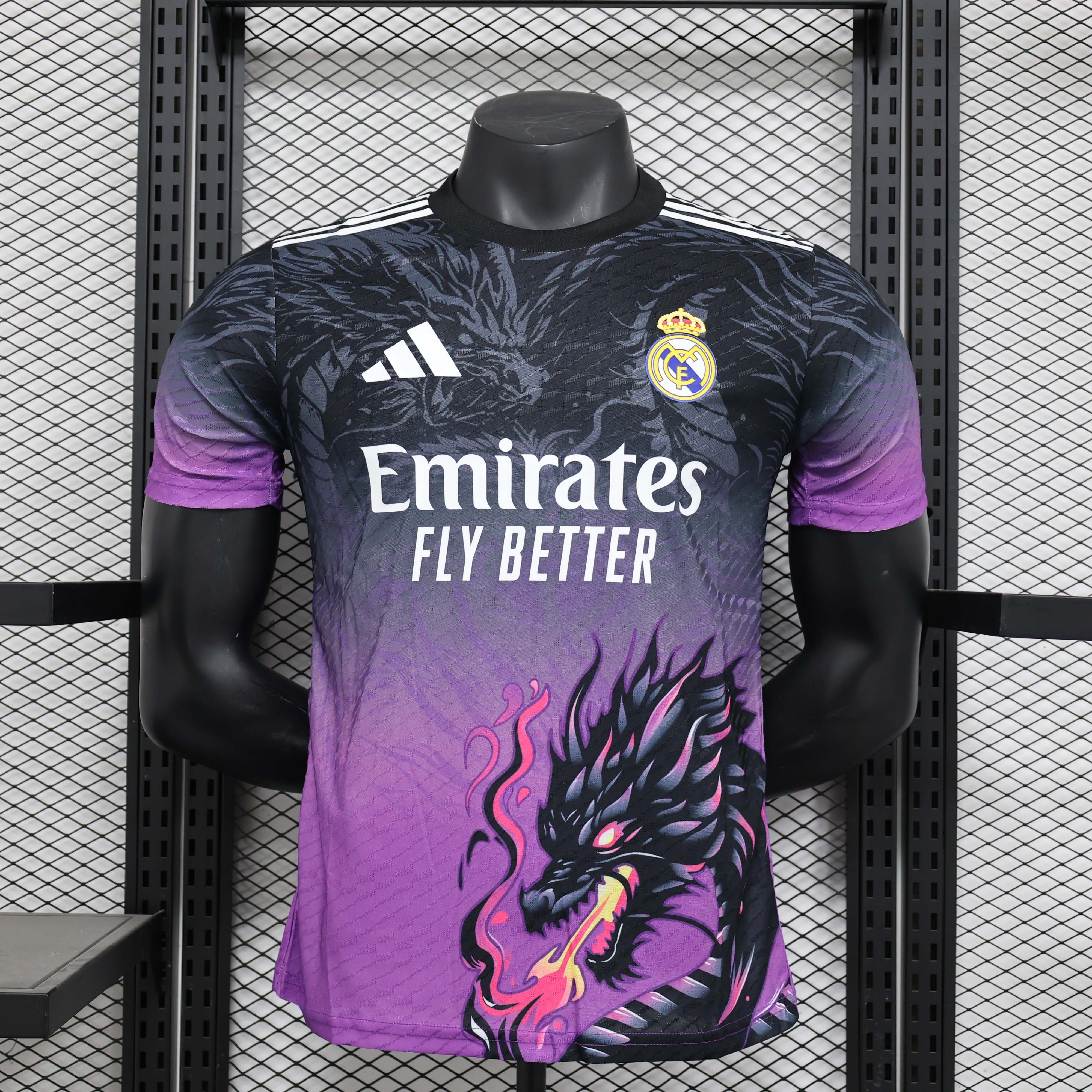 2024/2025 Player Version Real Madrid Special Edition Black and Purple Football Shirt 1:1 Thai Quality:football jersey mysite: unitedjerseyfootball 邓江浪:football