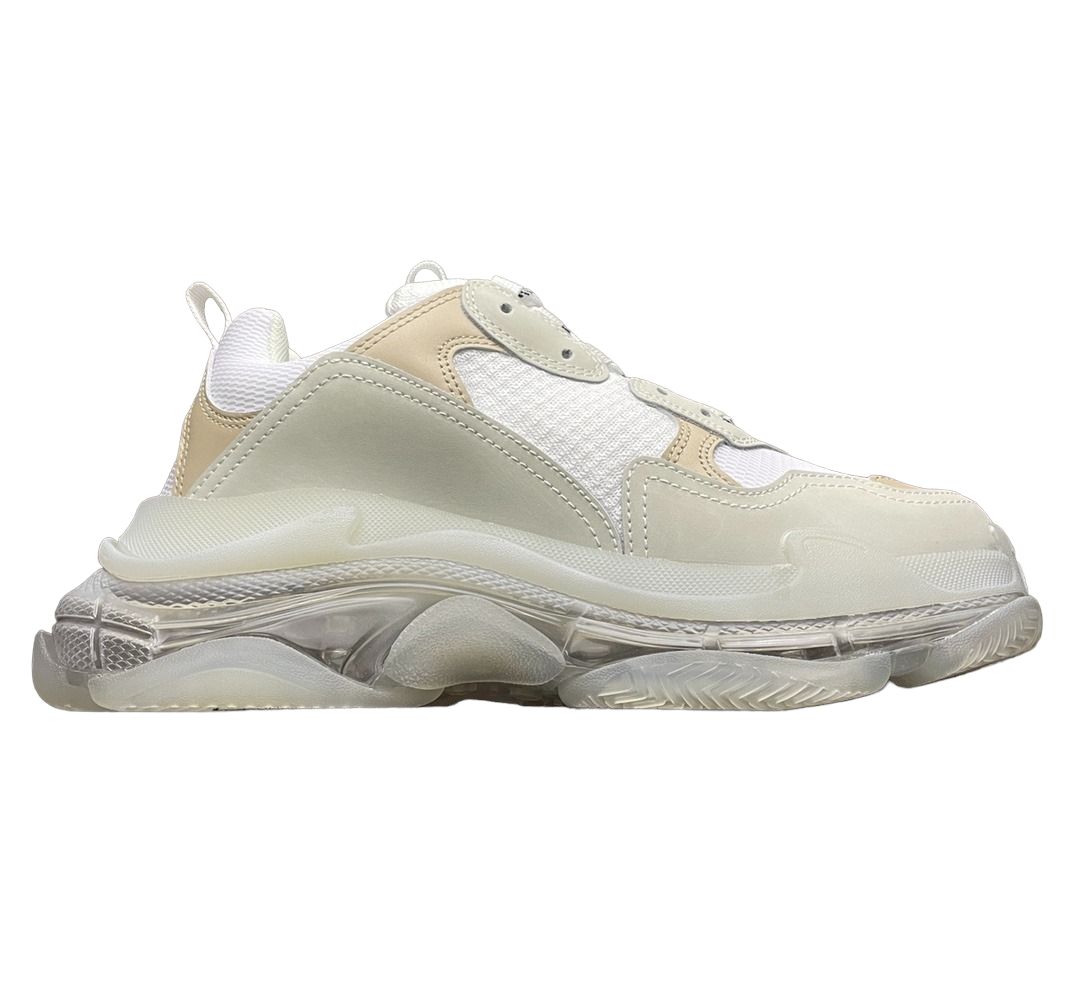 Balenciaga Triple S Sneaker Clear Sole in Beige、mysite、Cacoeks