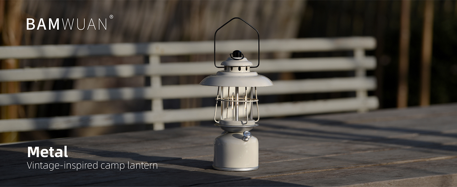 Metal Retro Classic LED Camping Lantern