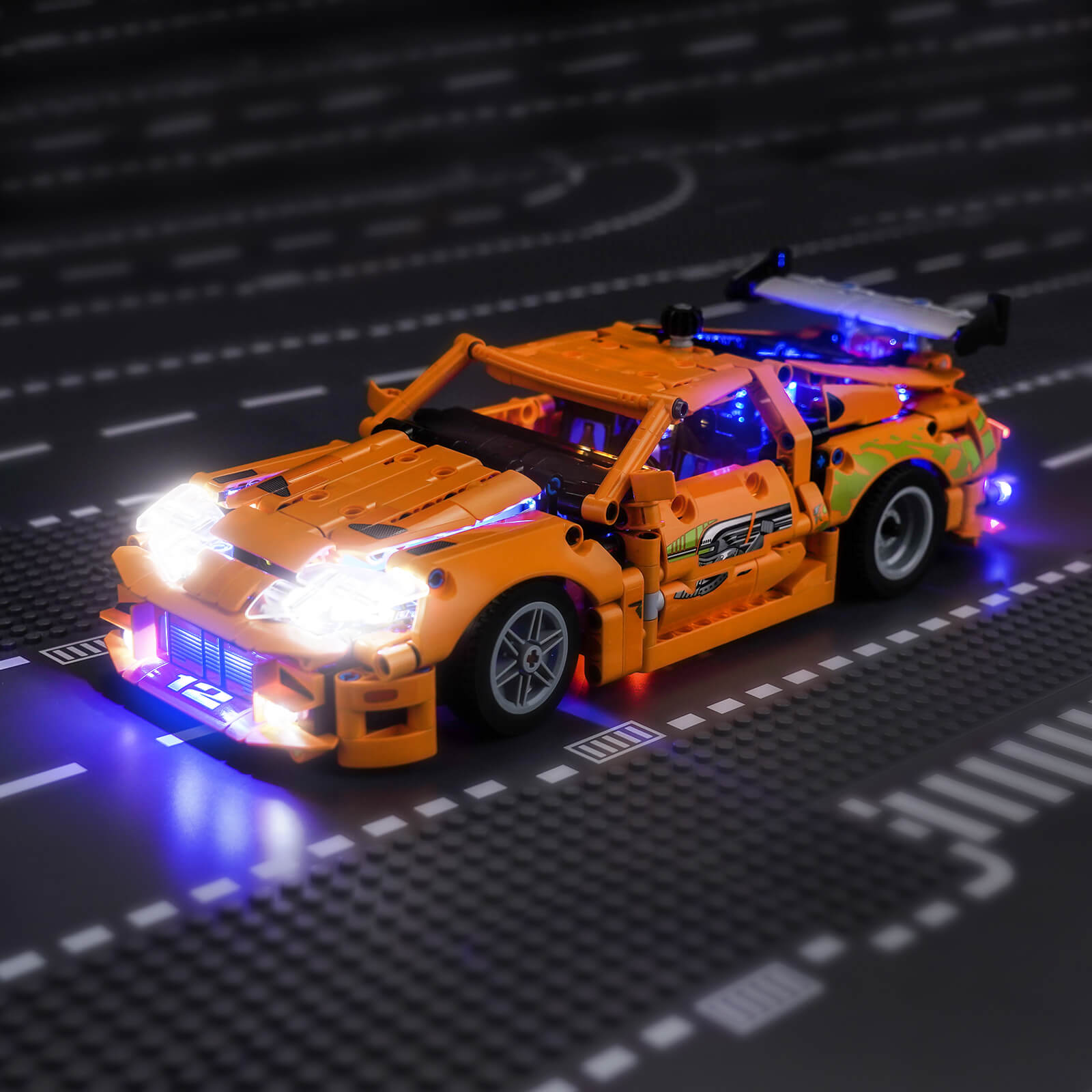 BrickBling Light Kit for LEGO Technic Fast and Furious Toyota Supra MK4 42204